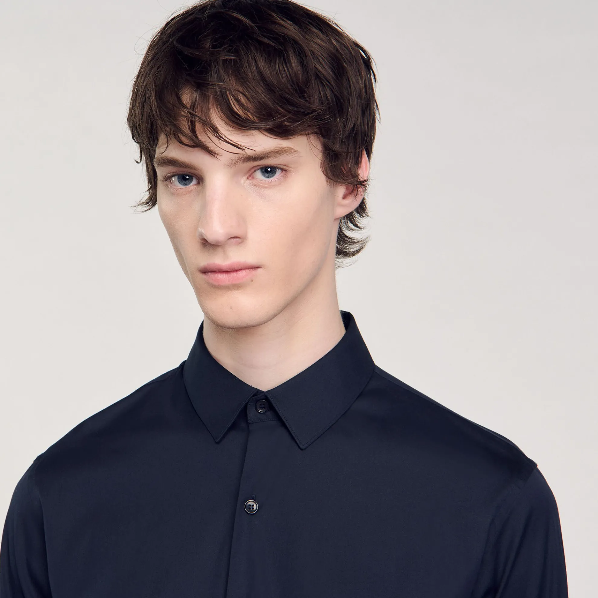 Nauwsluitend Overhemd Van Stretchkatoen