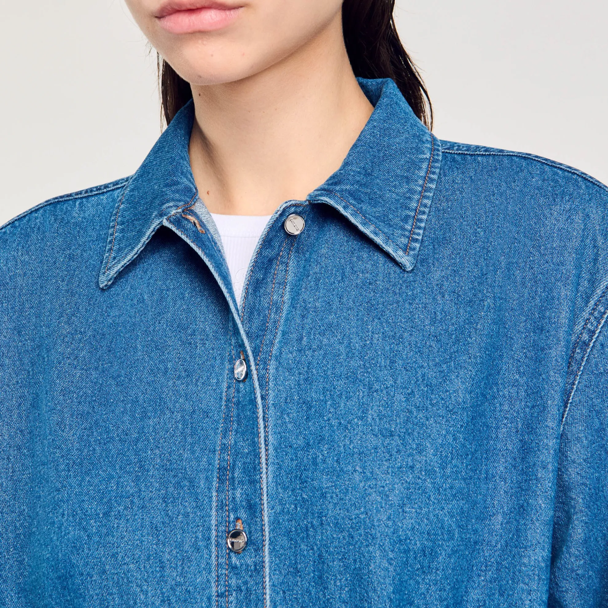 Overhemd Bodysuit Denim