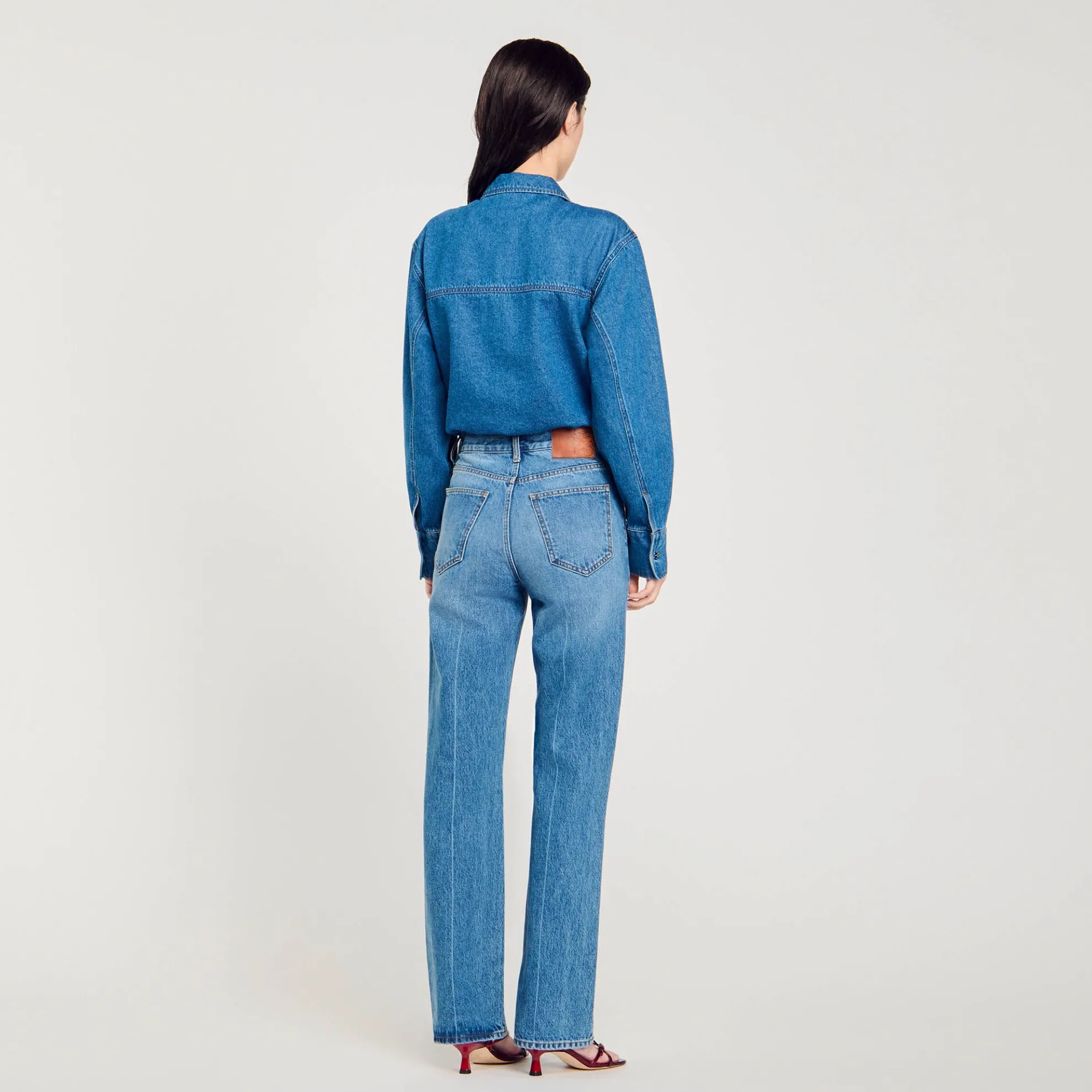 Overhemd Bodysuit Denim