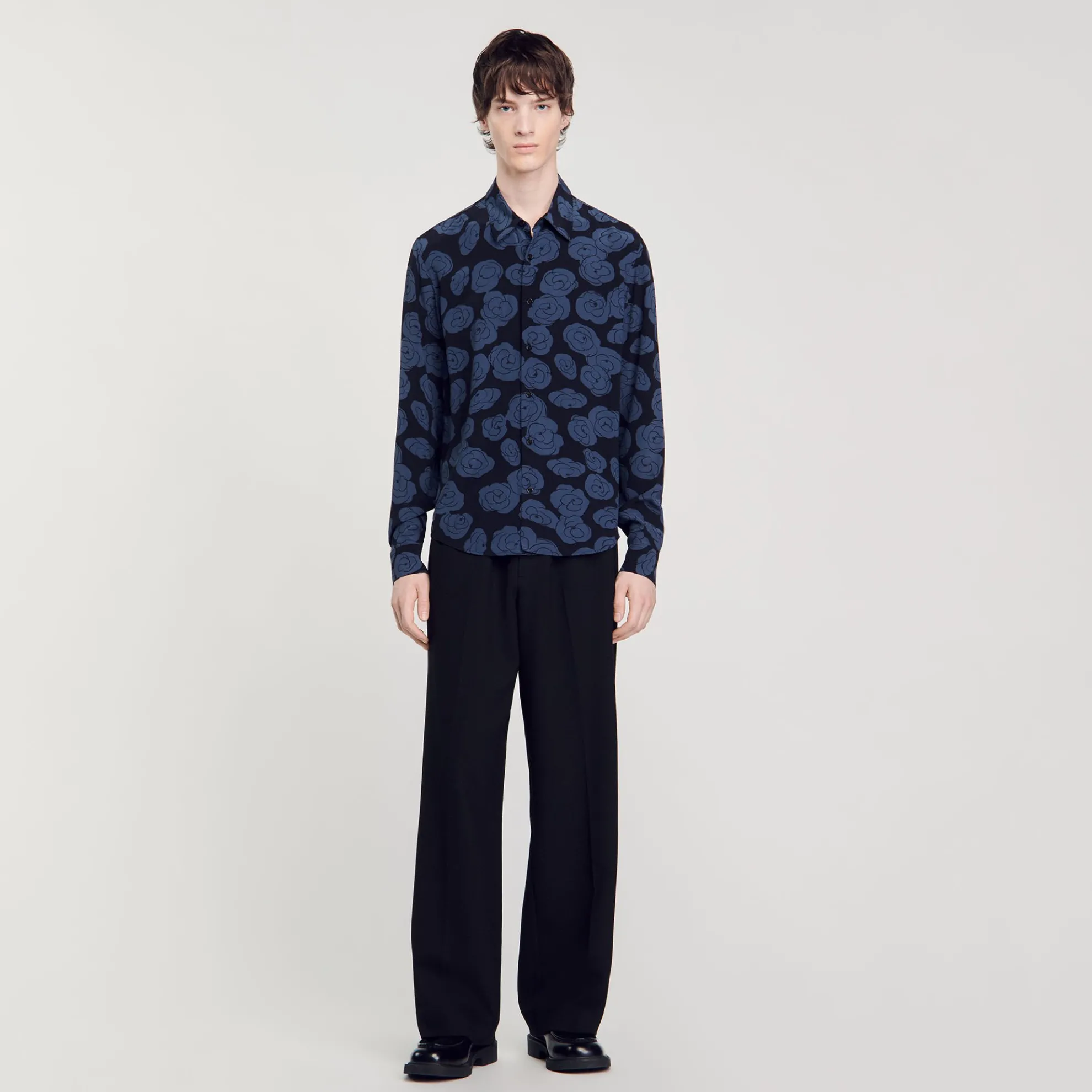 Overhemd Met Camelia Print