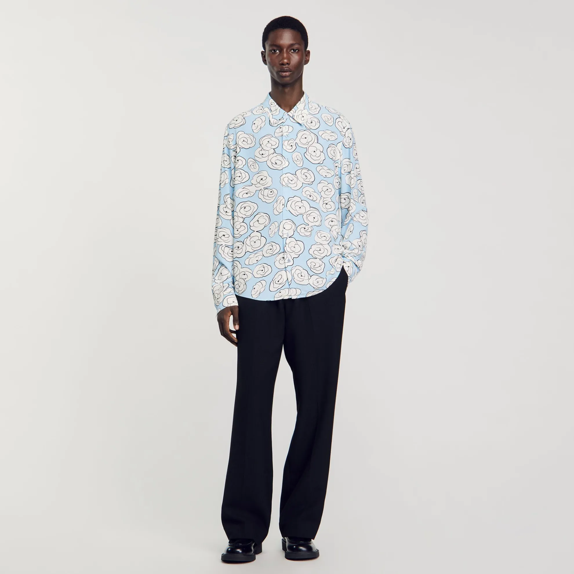 Overhemd Met Camelia Print