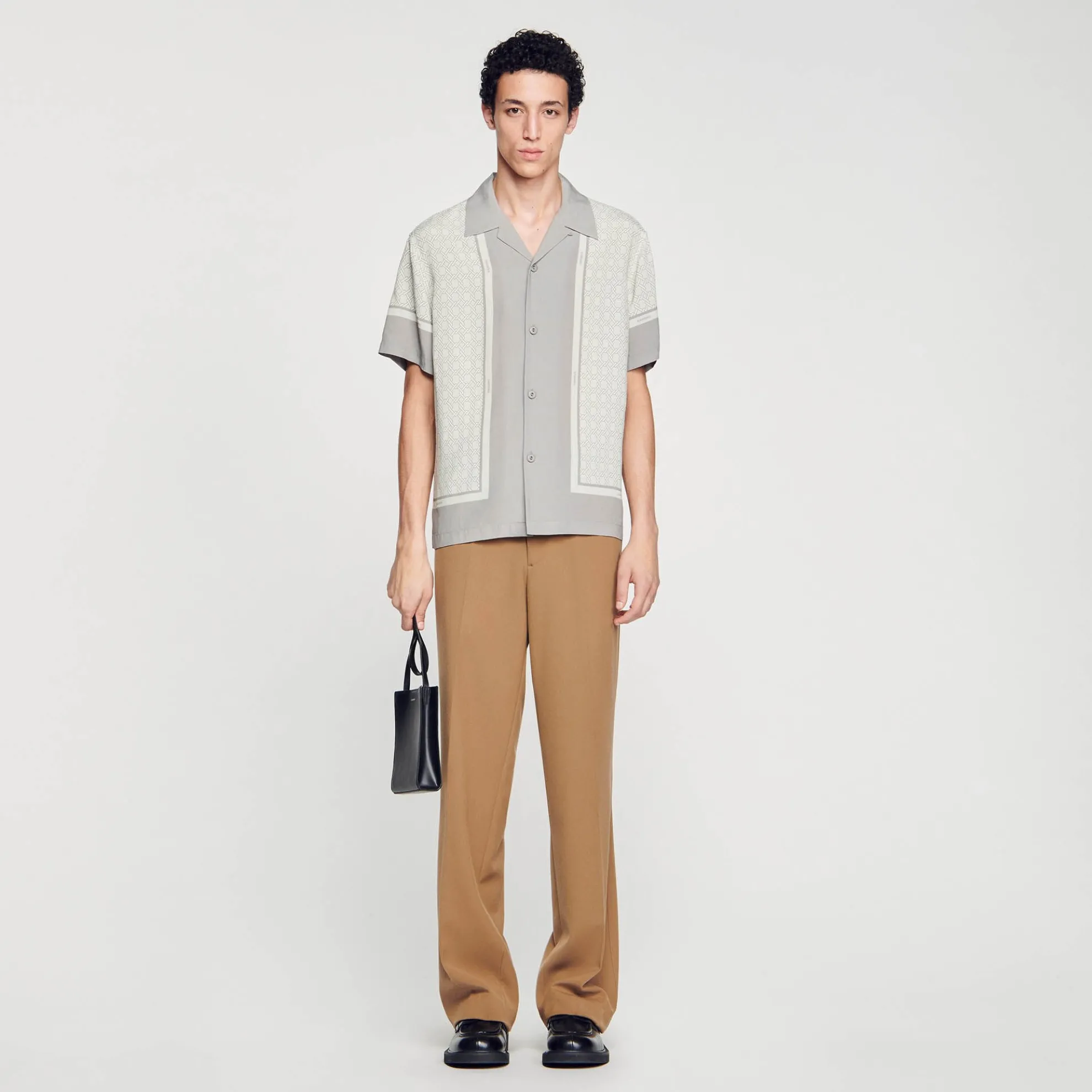 Overhemd Met Print En Korte Mouwen