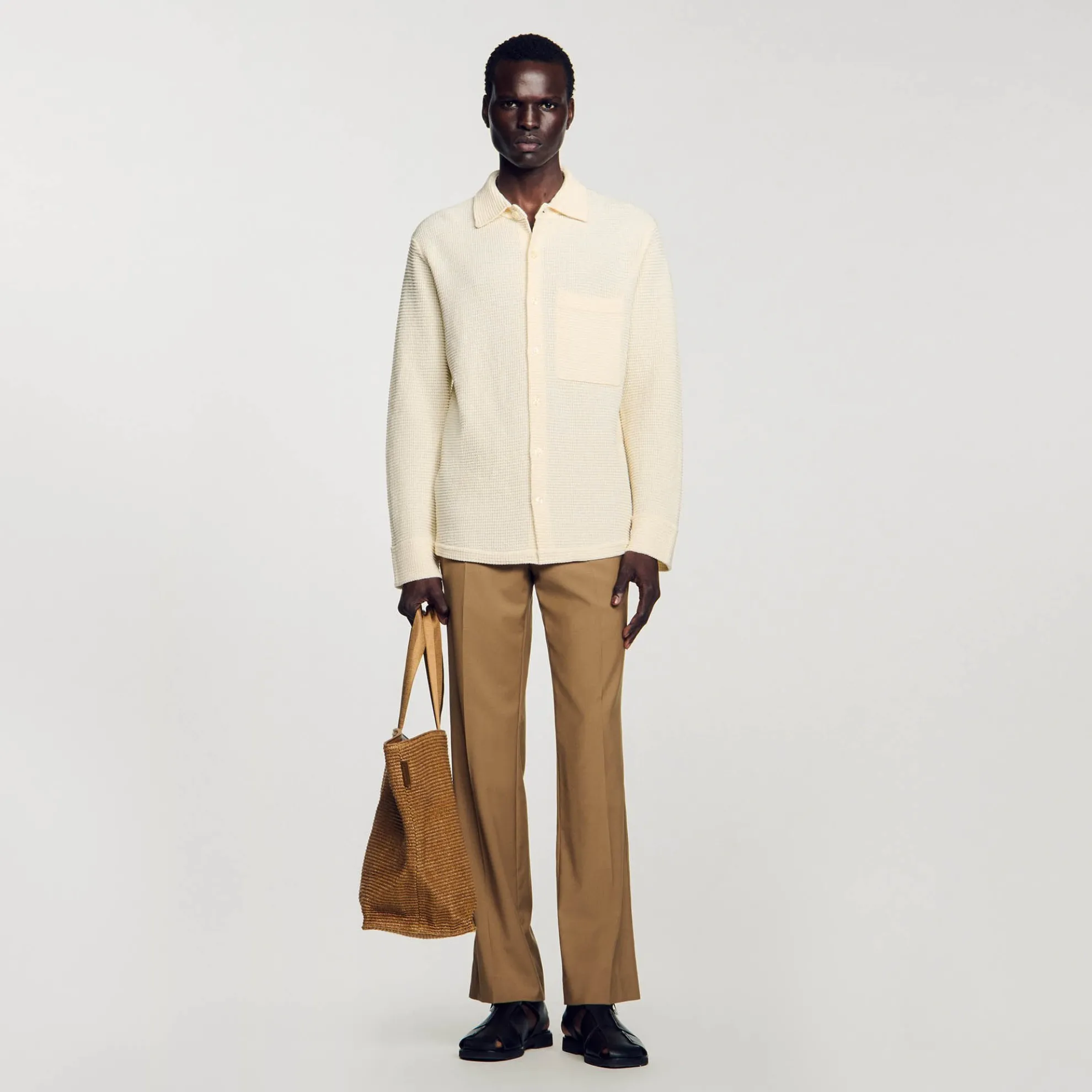 Overhemd Oversized Gebreid