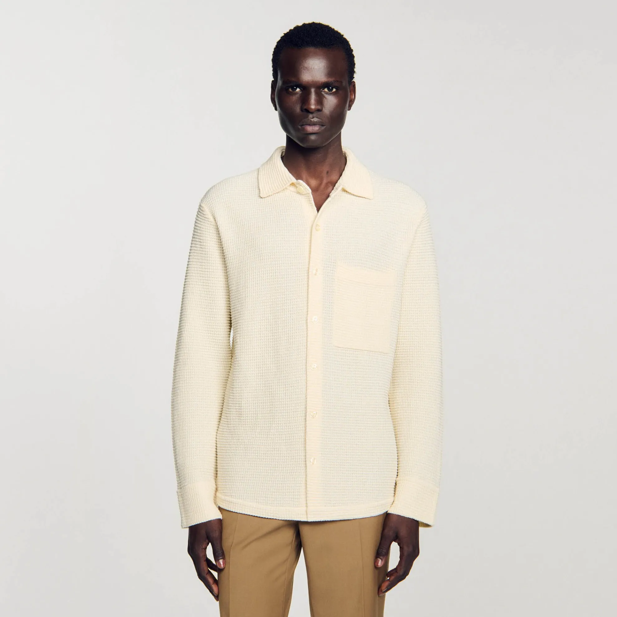 Overhemd Oversized Gebreid