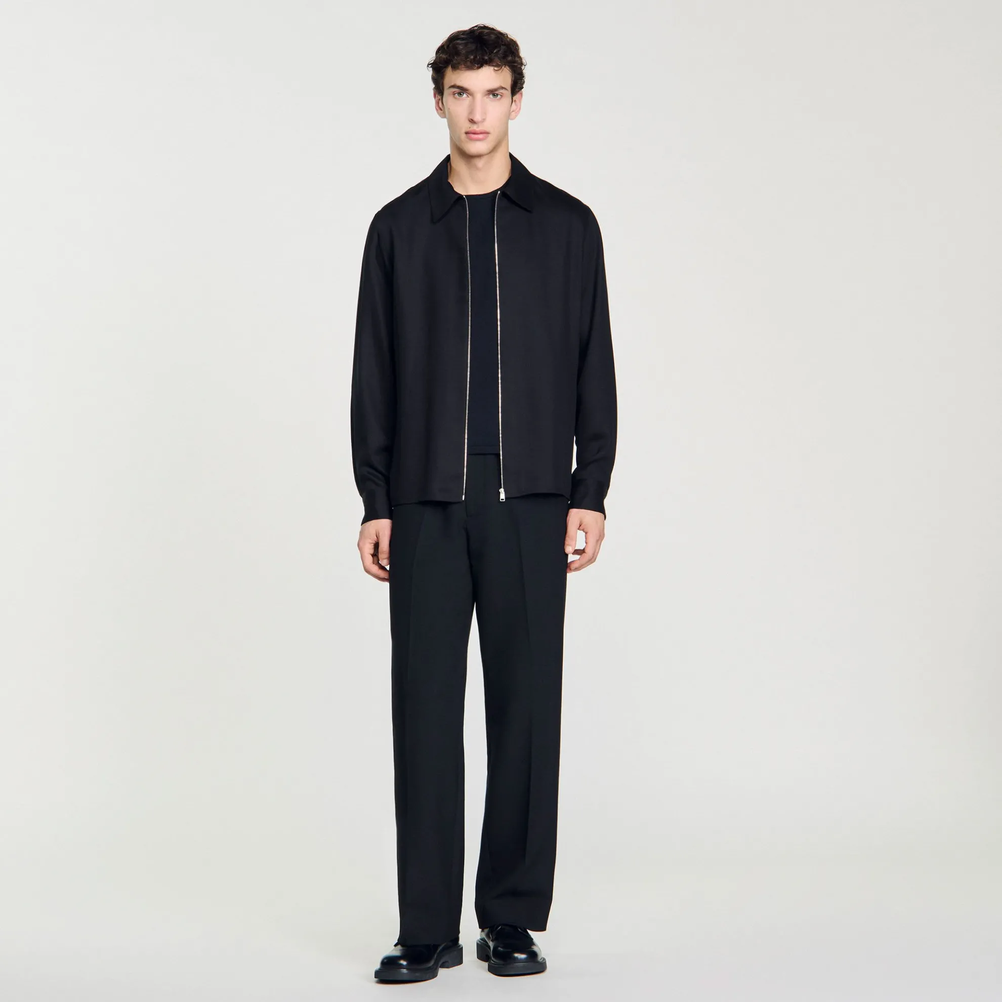 Overhemd Soepelvallend Ritssluiting