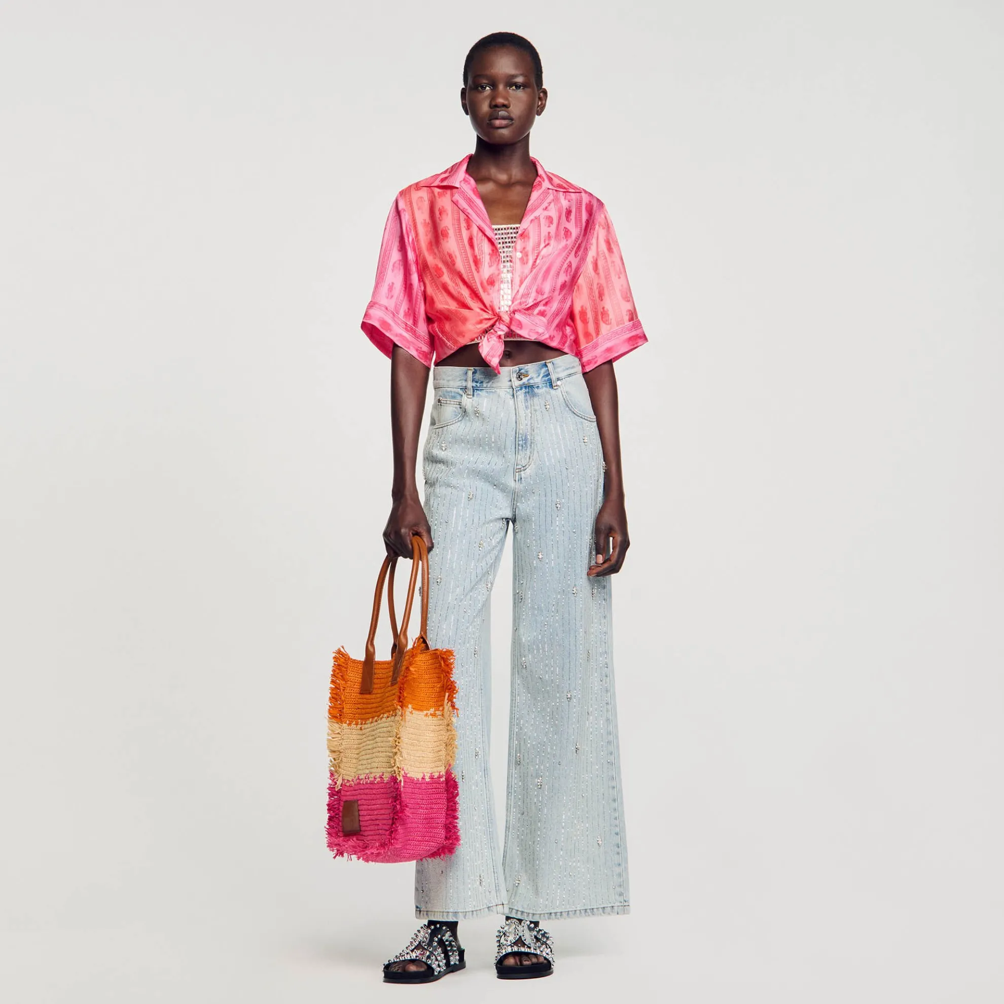 Overhemdblouse Met Paisleyprint