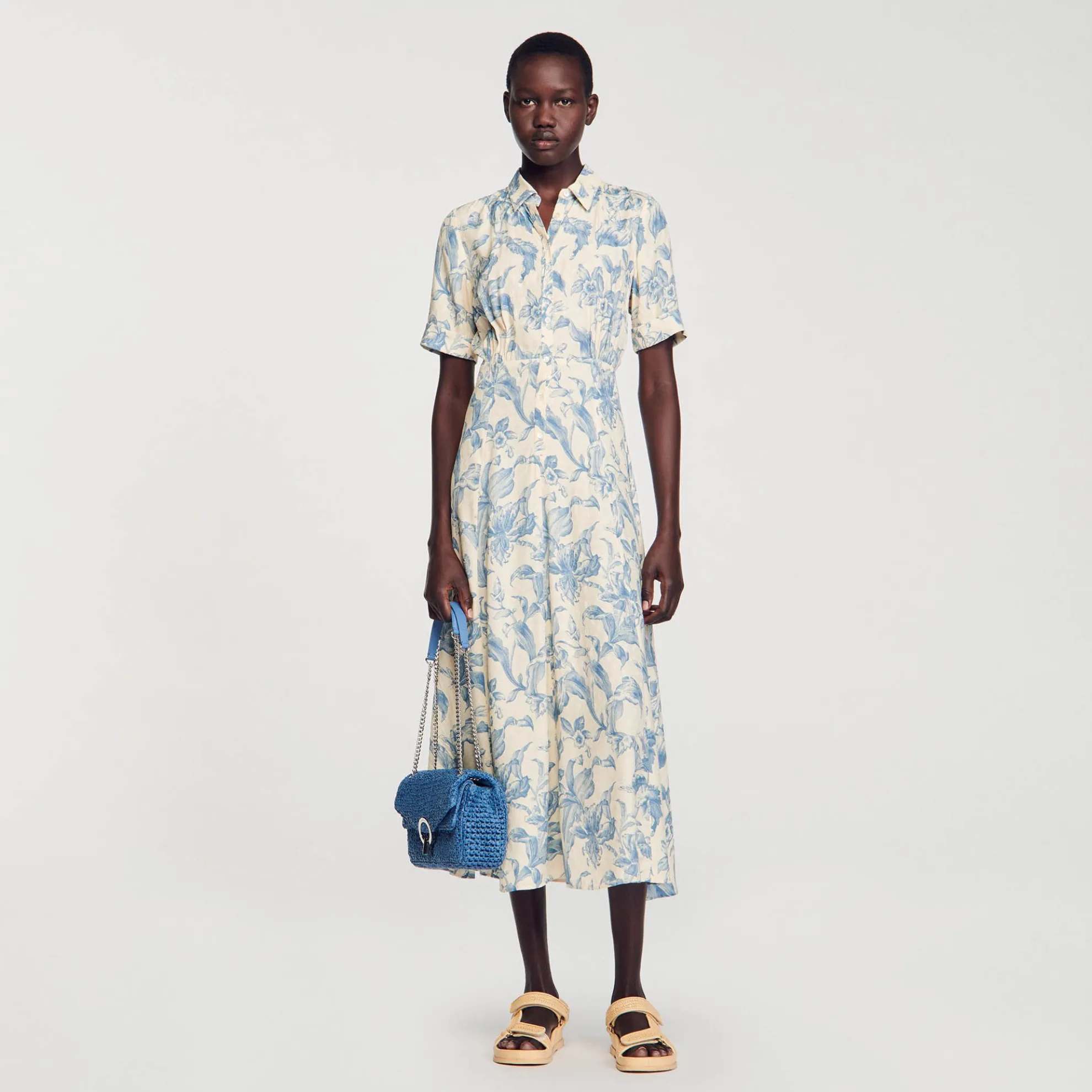 Overhemdjurk Met Bloemenprint