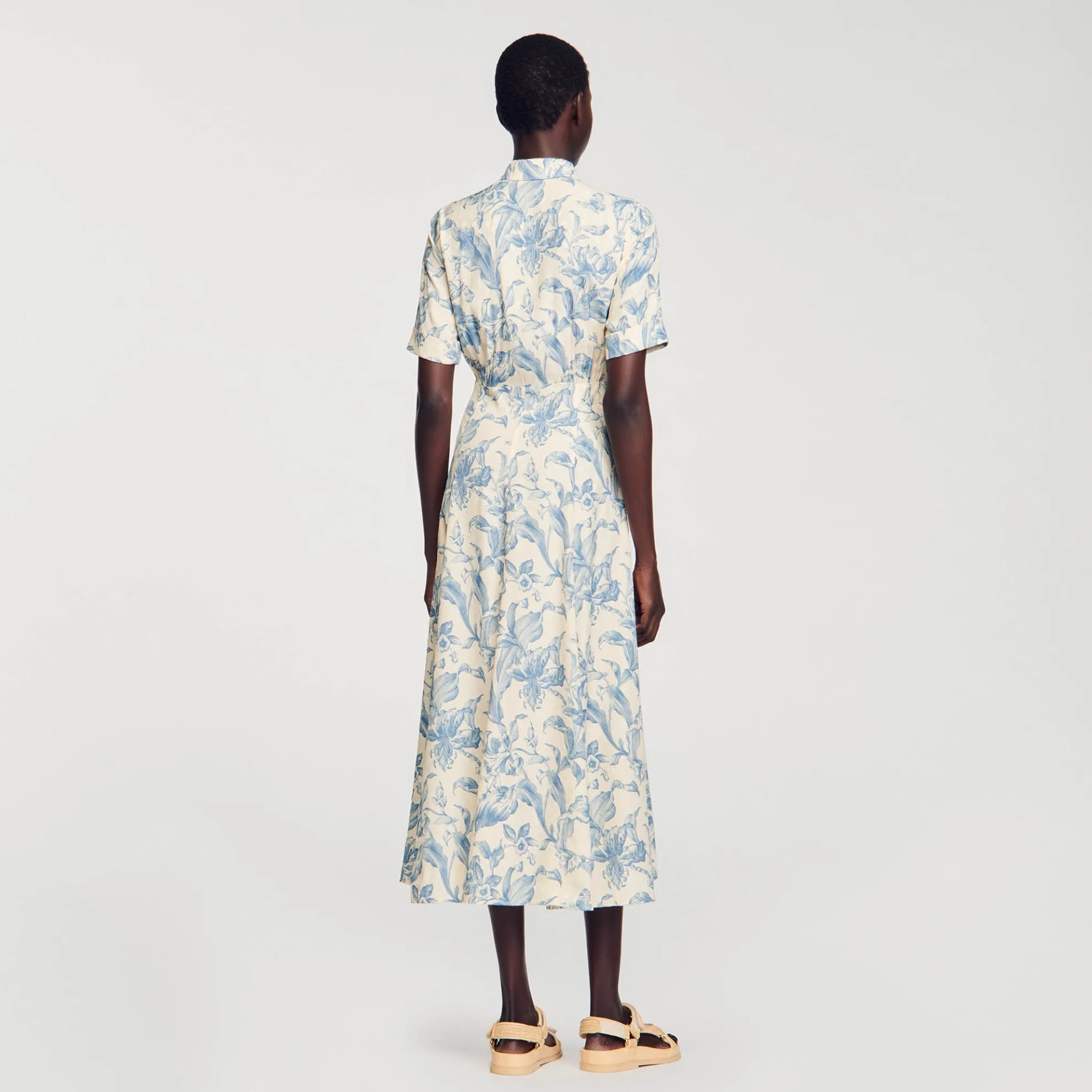 Overhemdjurk Met Bloemenprint