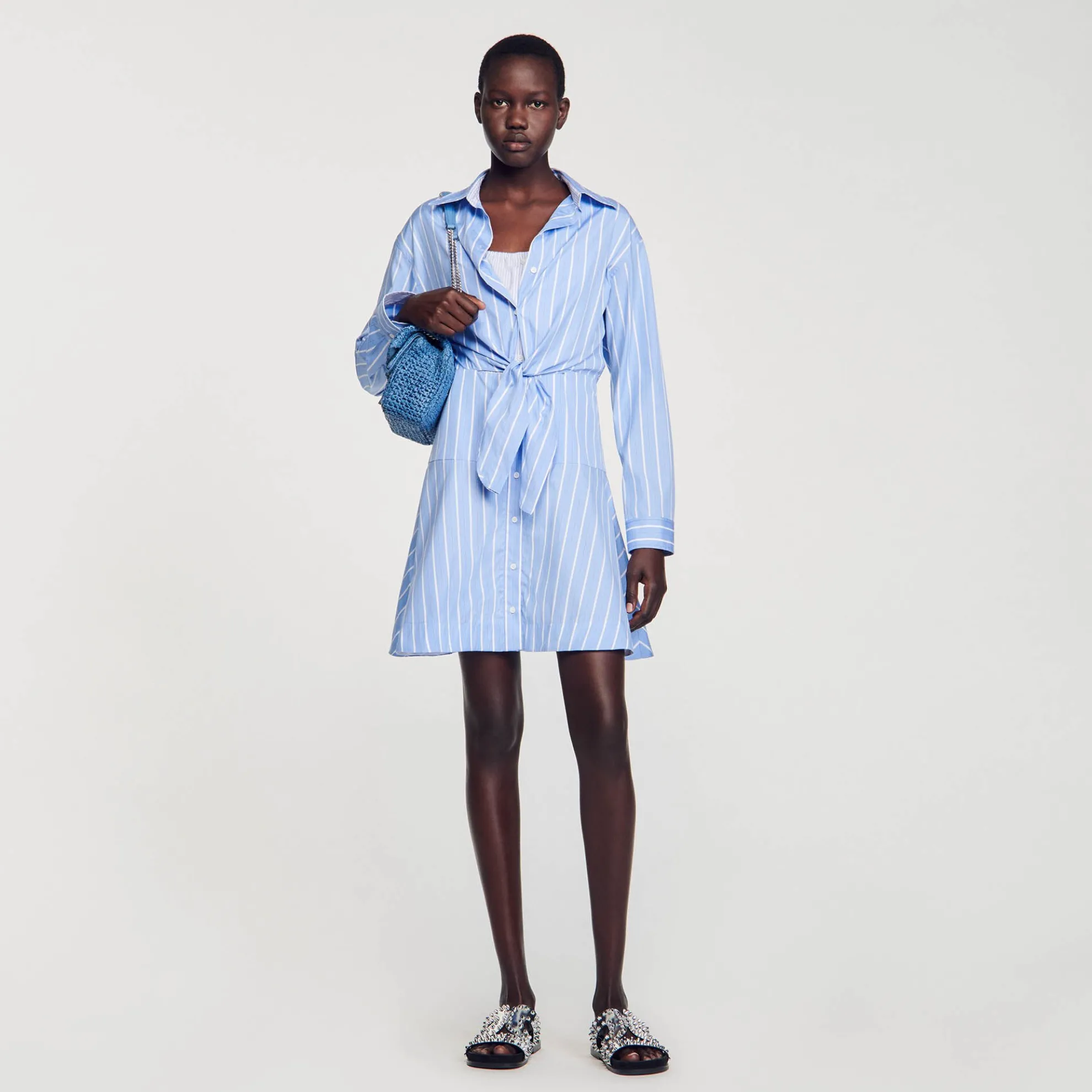 Overhemdjurk Striksluiting Gestreept