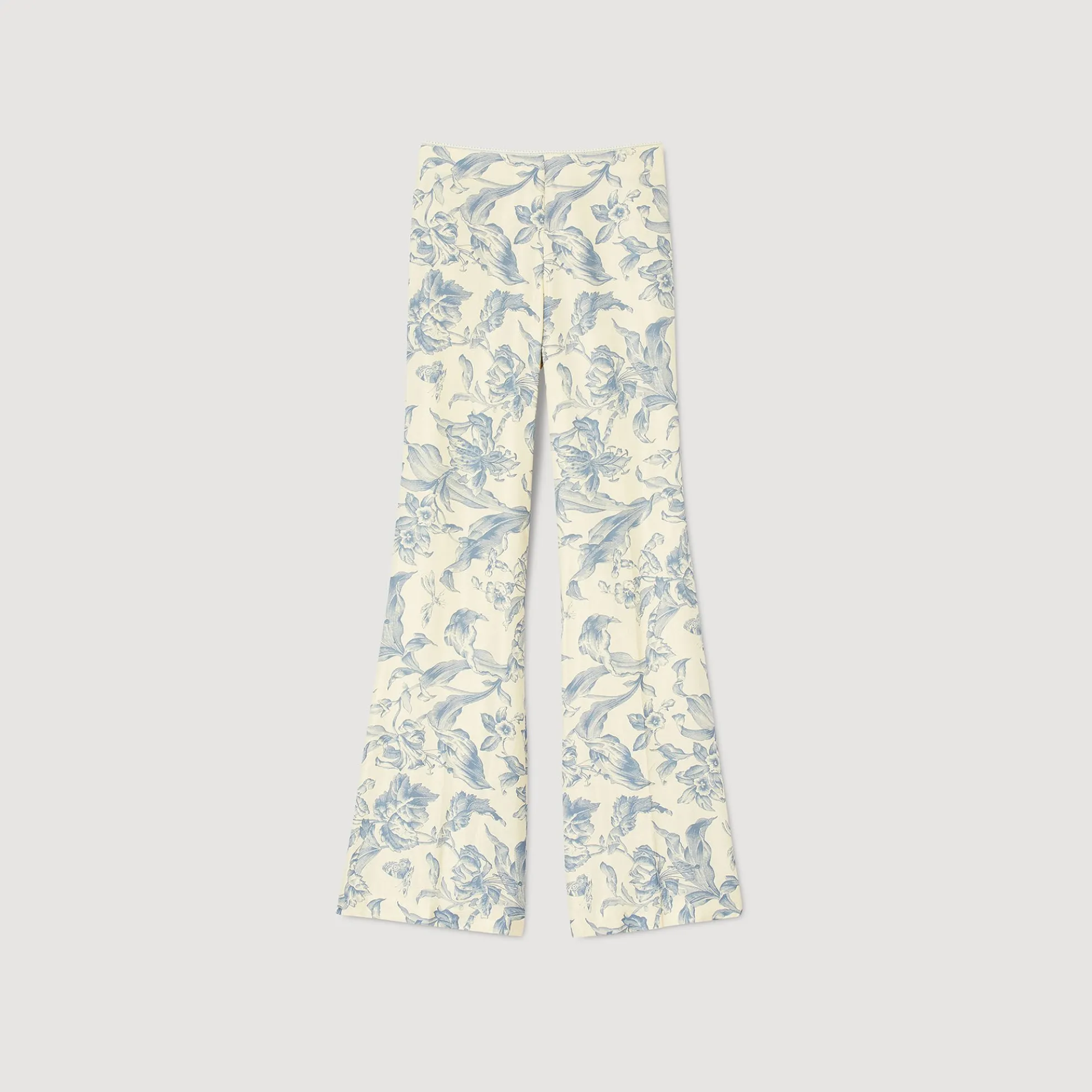 Pantalon Met Bloemenprint