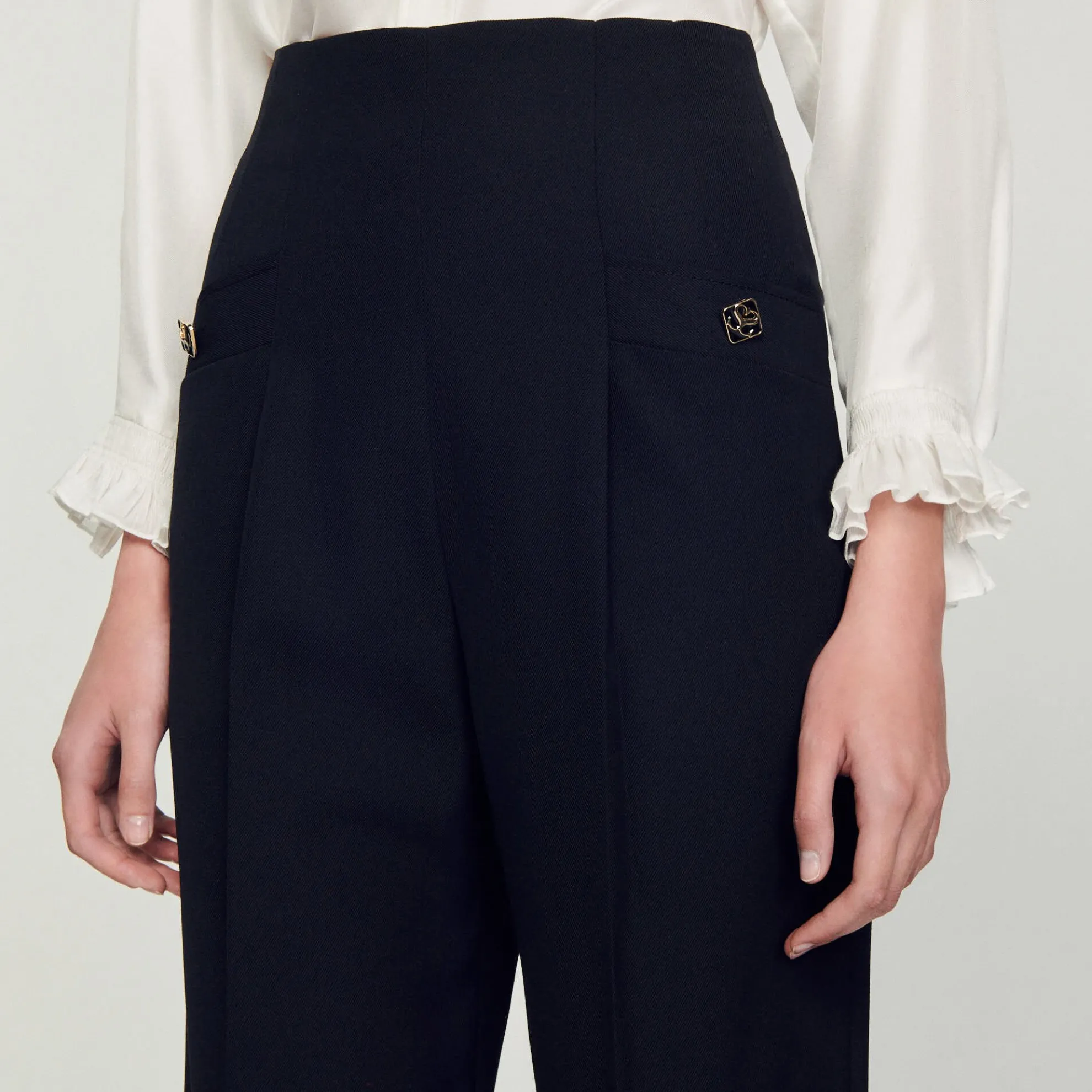 Pantalon Met Hoge Taille