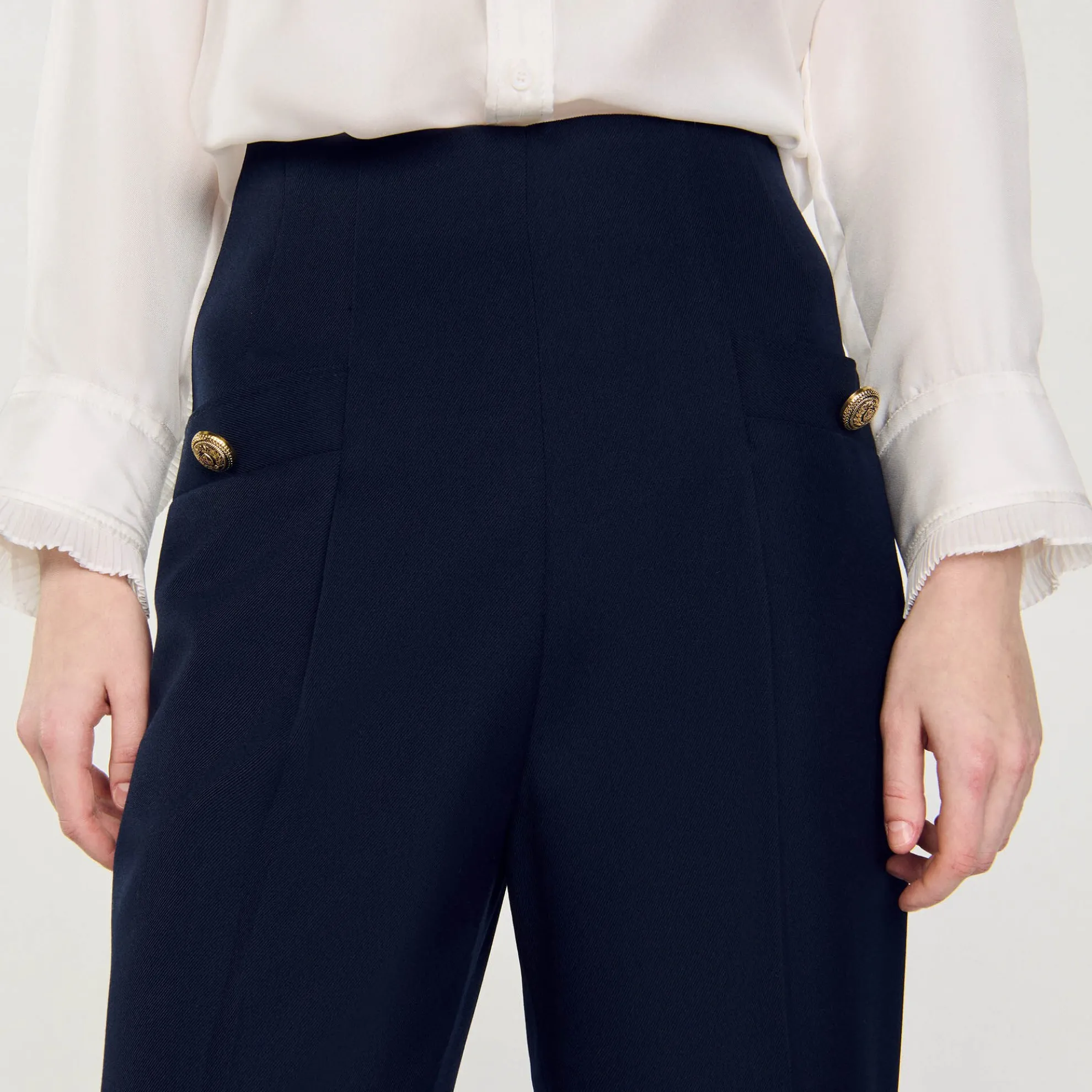 Pantalon Met Wijde Pasvorm