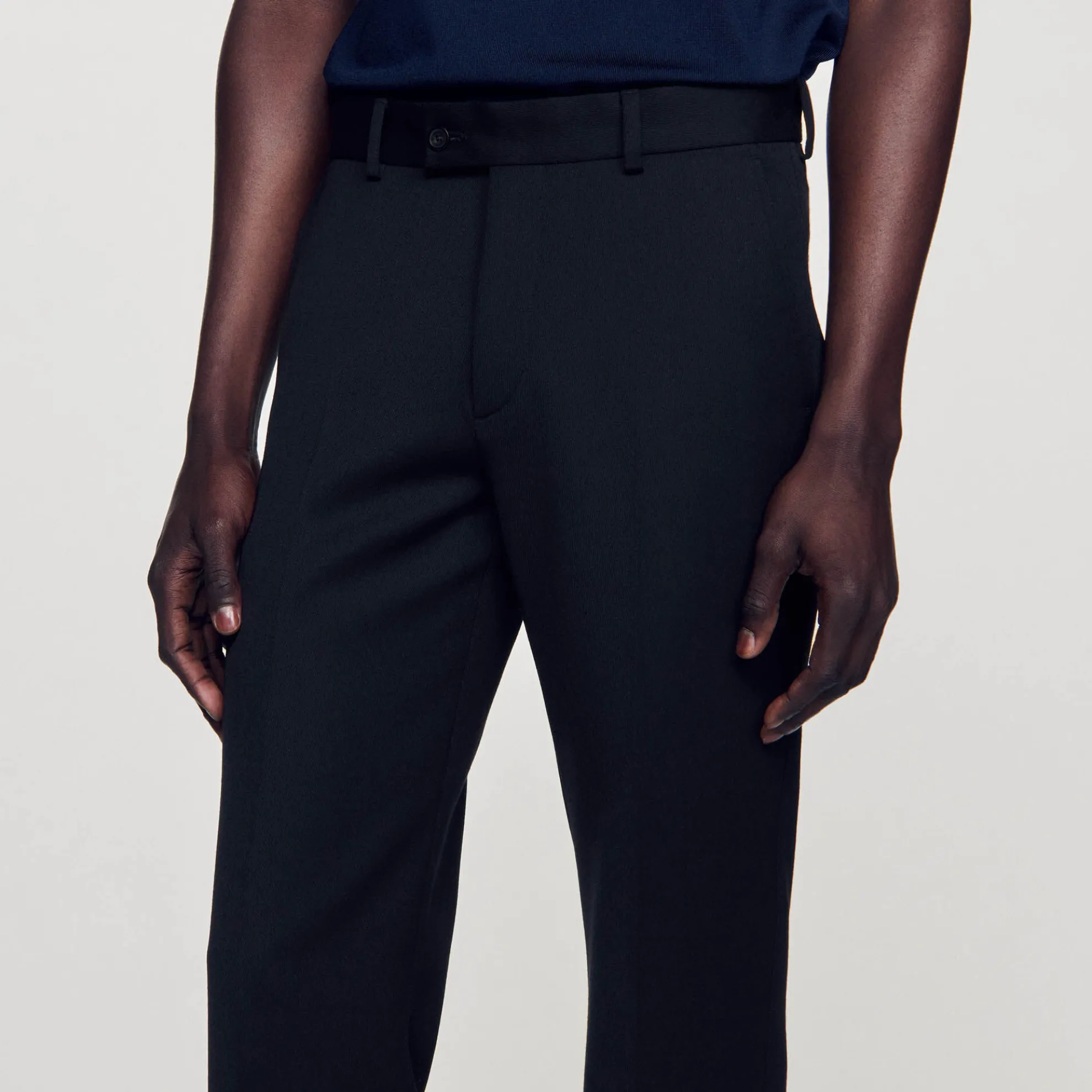 Pantalon Van Gemengde Wol