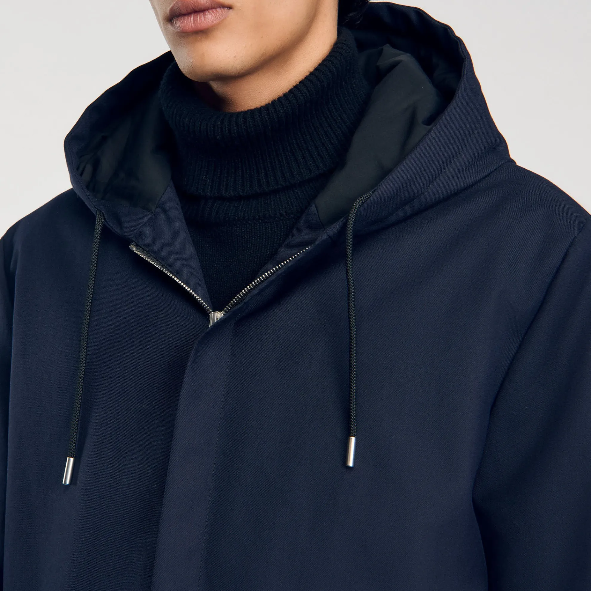 Parka Jas Met Rits En Capuchon