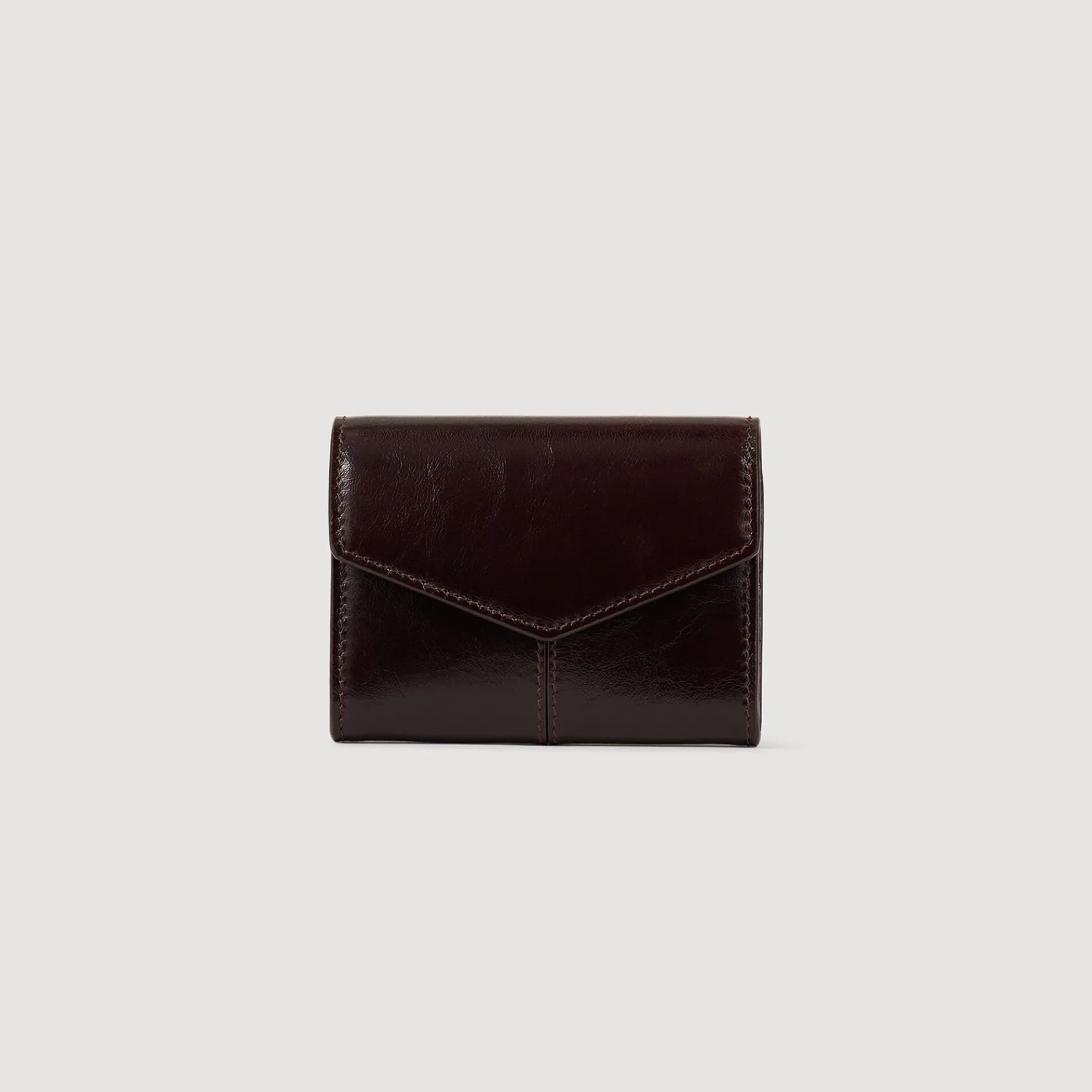 Portemonnee Van Glacé Leer