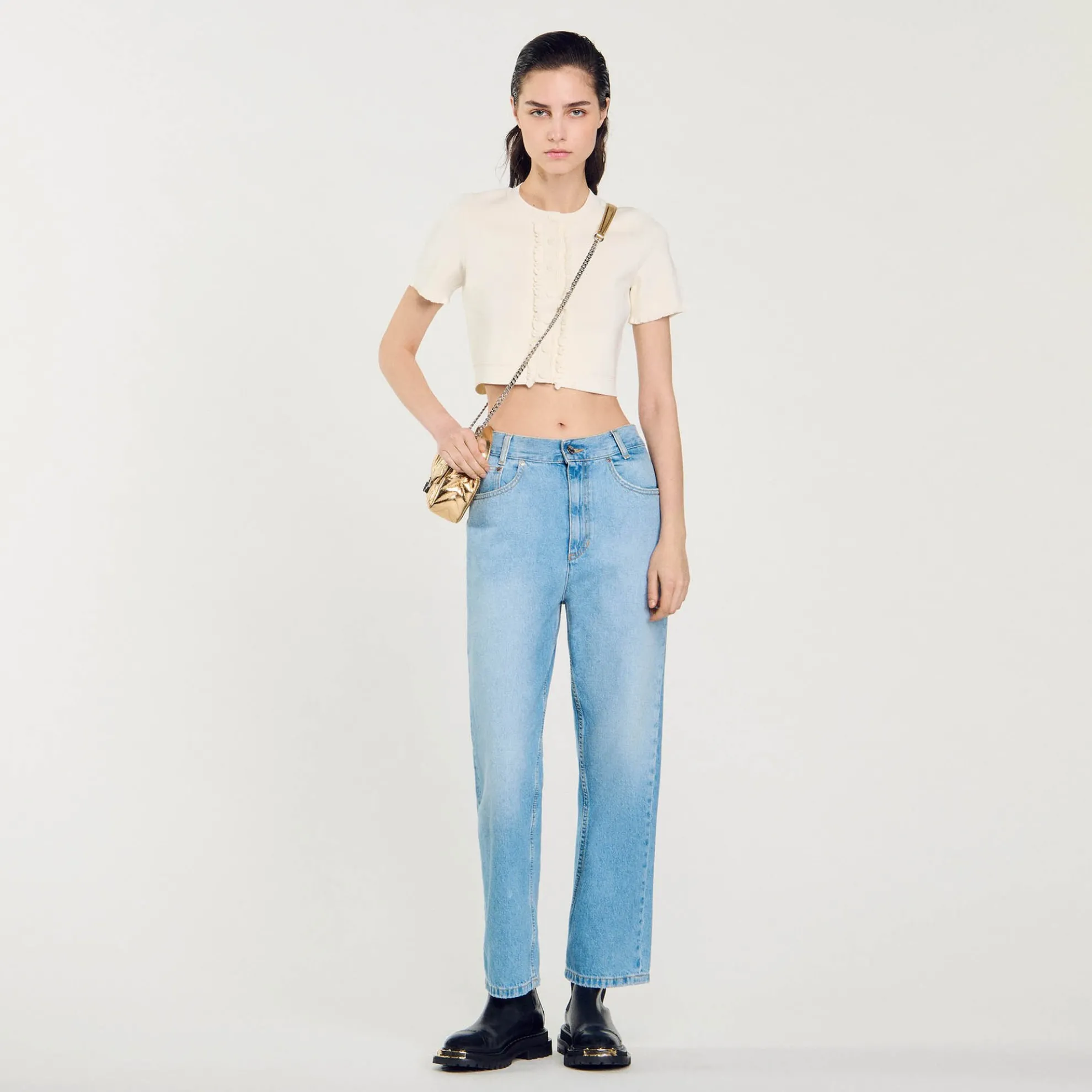 Rechte Jeans Met Lage Taille