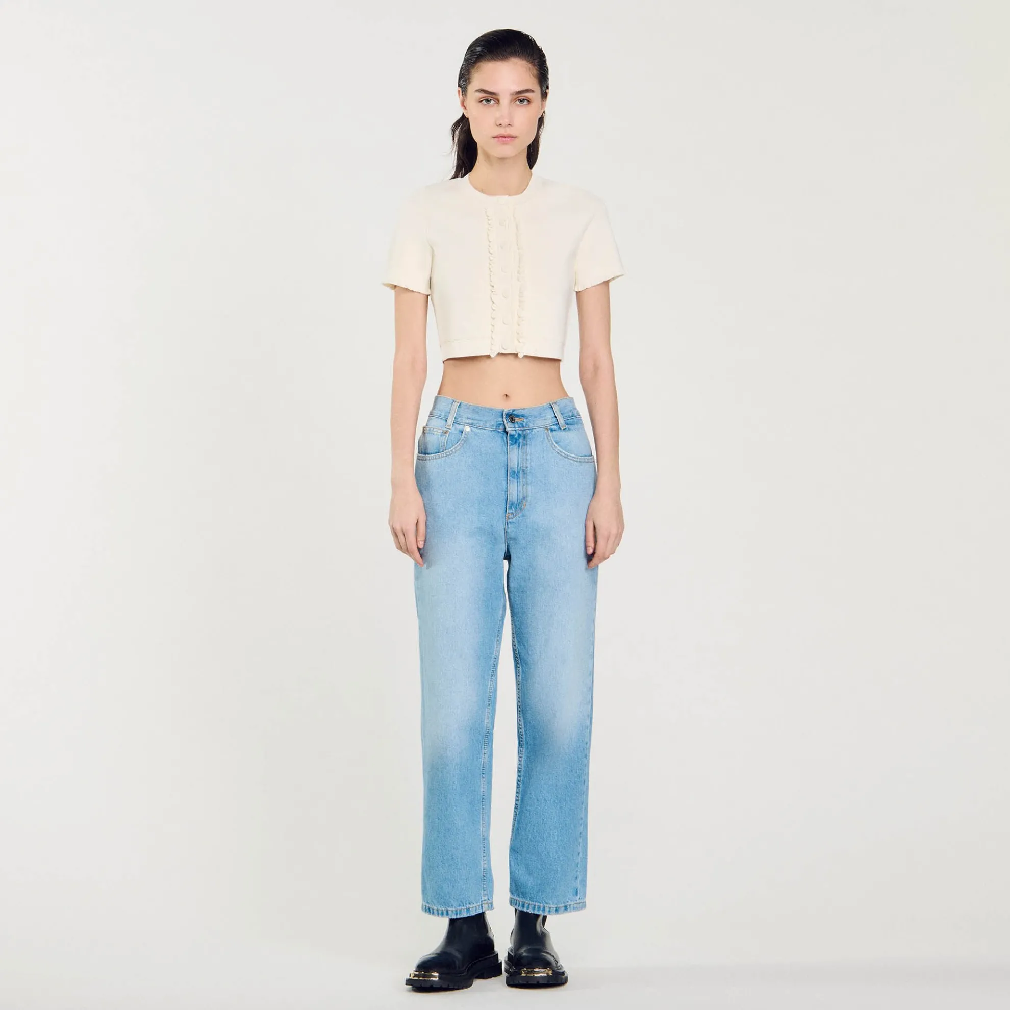 Rechte Jeans Met Lage Taille