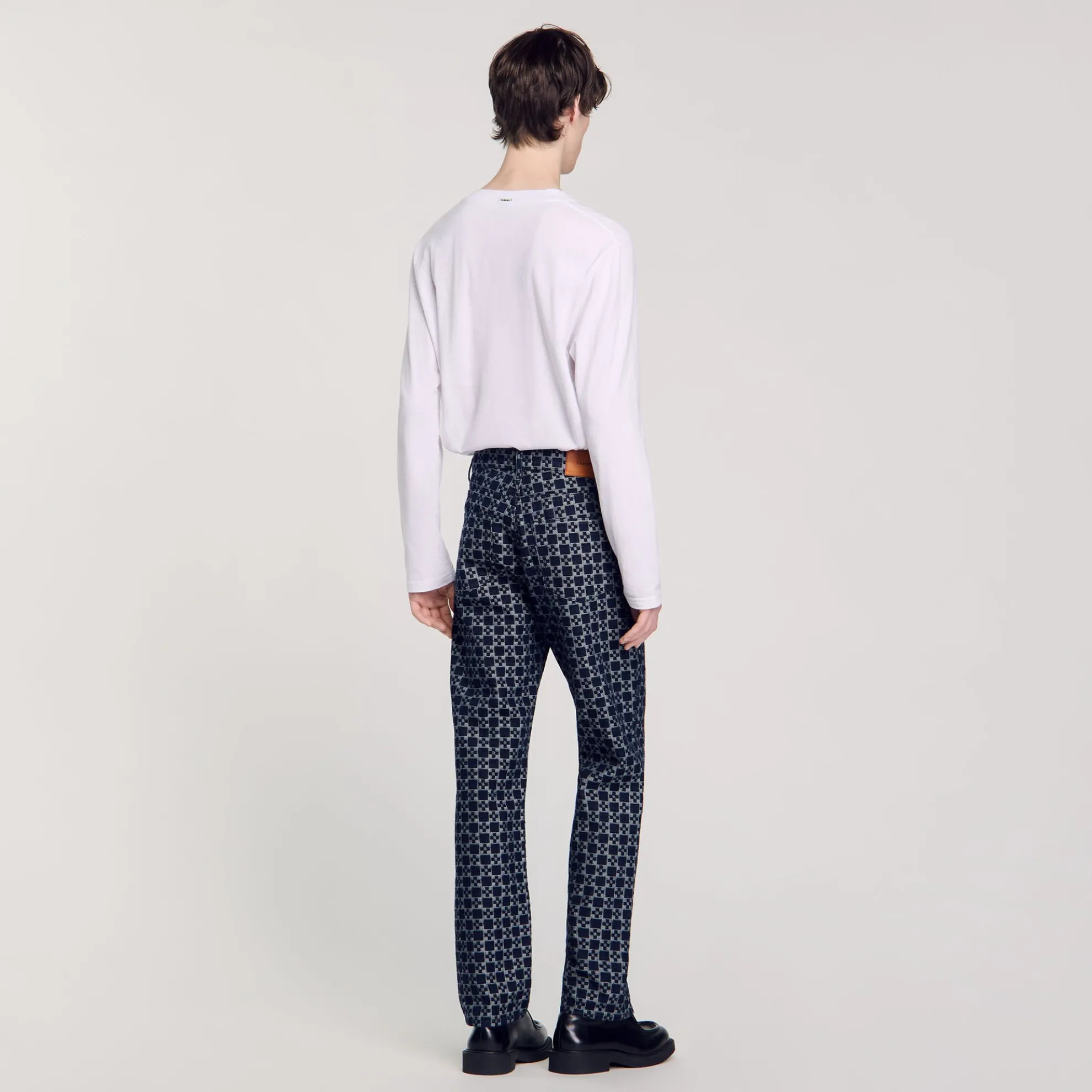 Rechte Jeans Met Square Cross