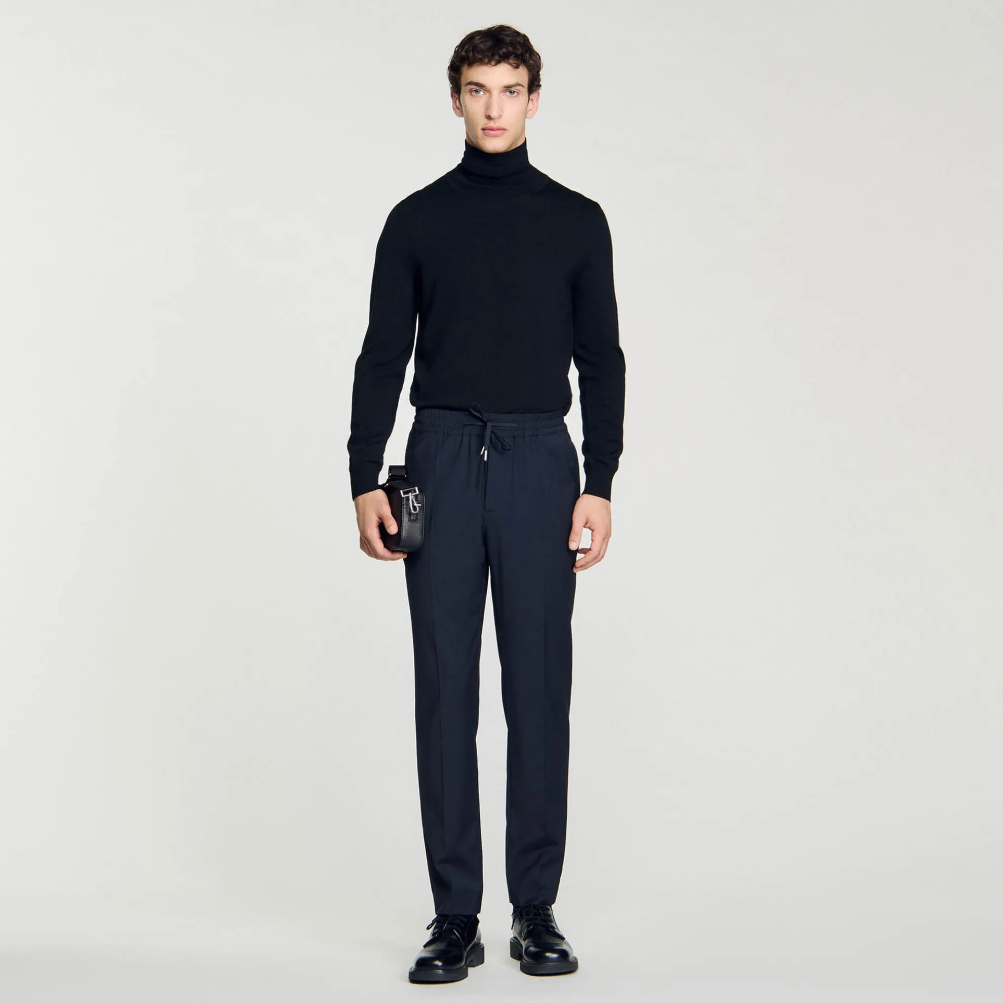 Rechte Pantalon Met Elastiek