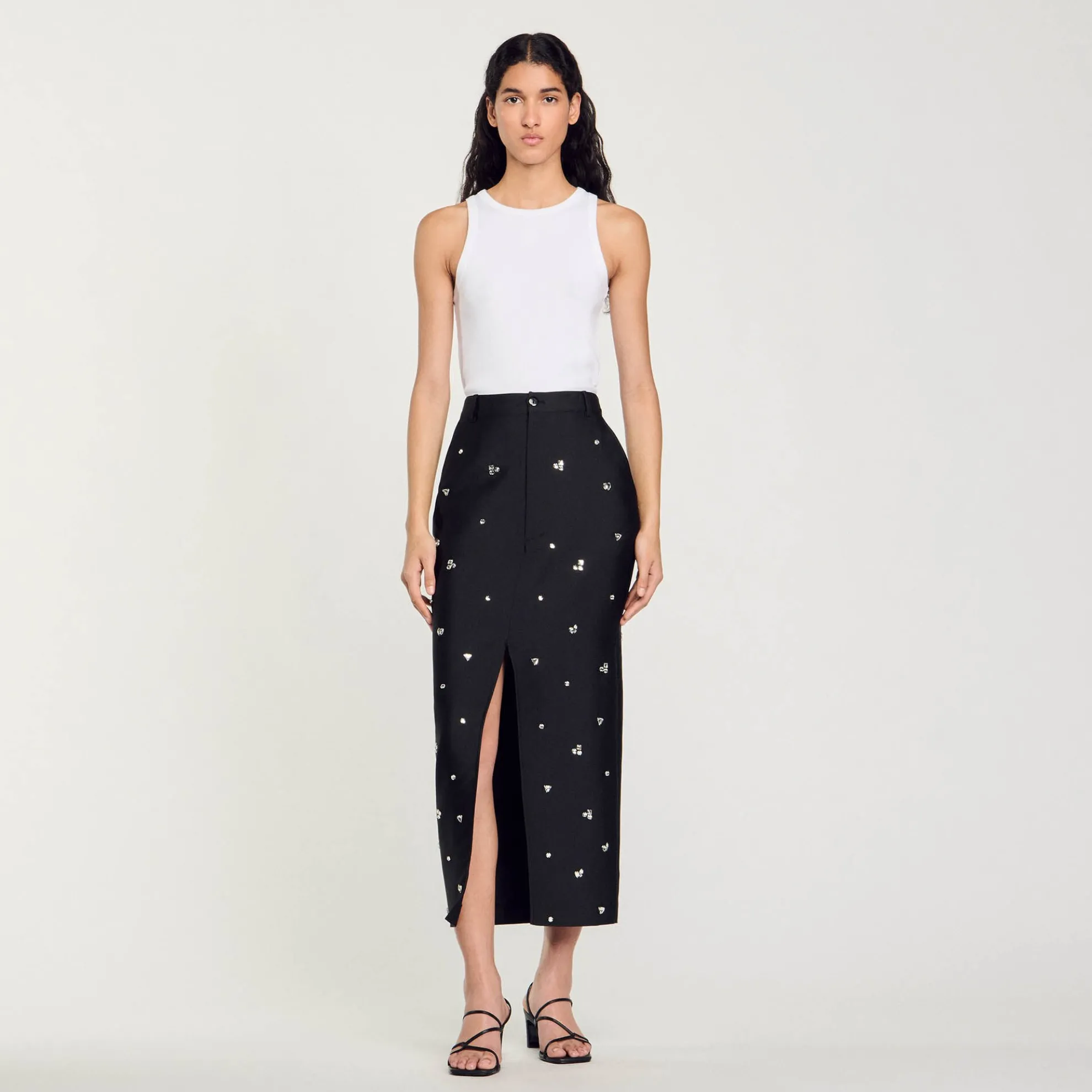 Rechte Rok Met Stras