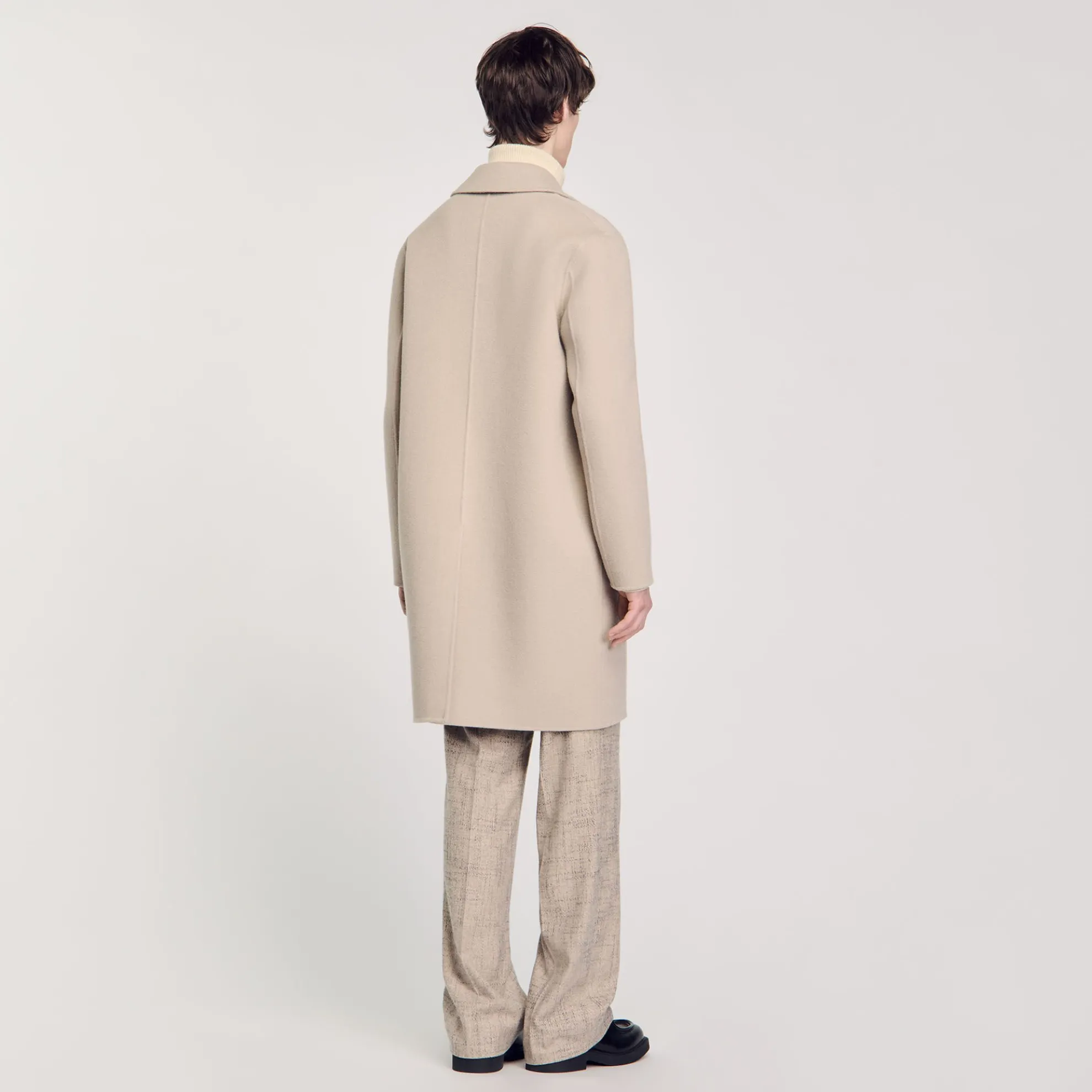 Rechte Wollen Oversized Mantel