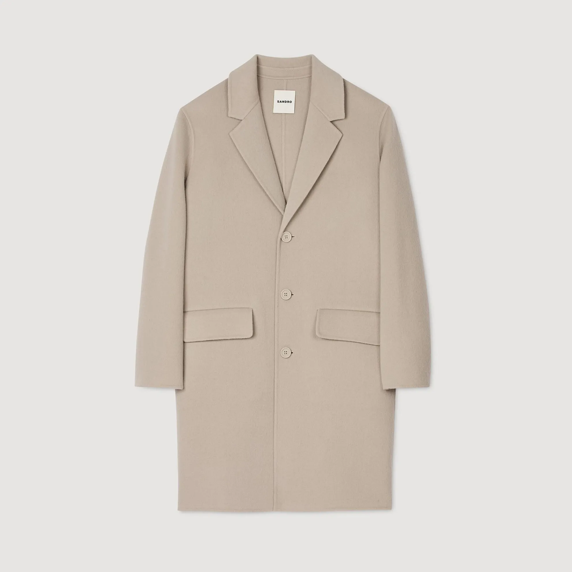 Rechte Wollen Oversized Mantel