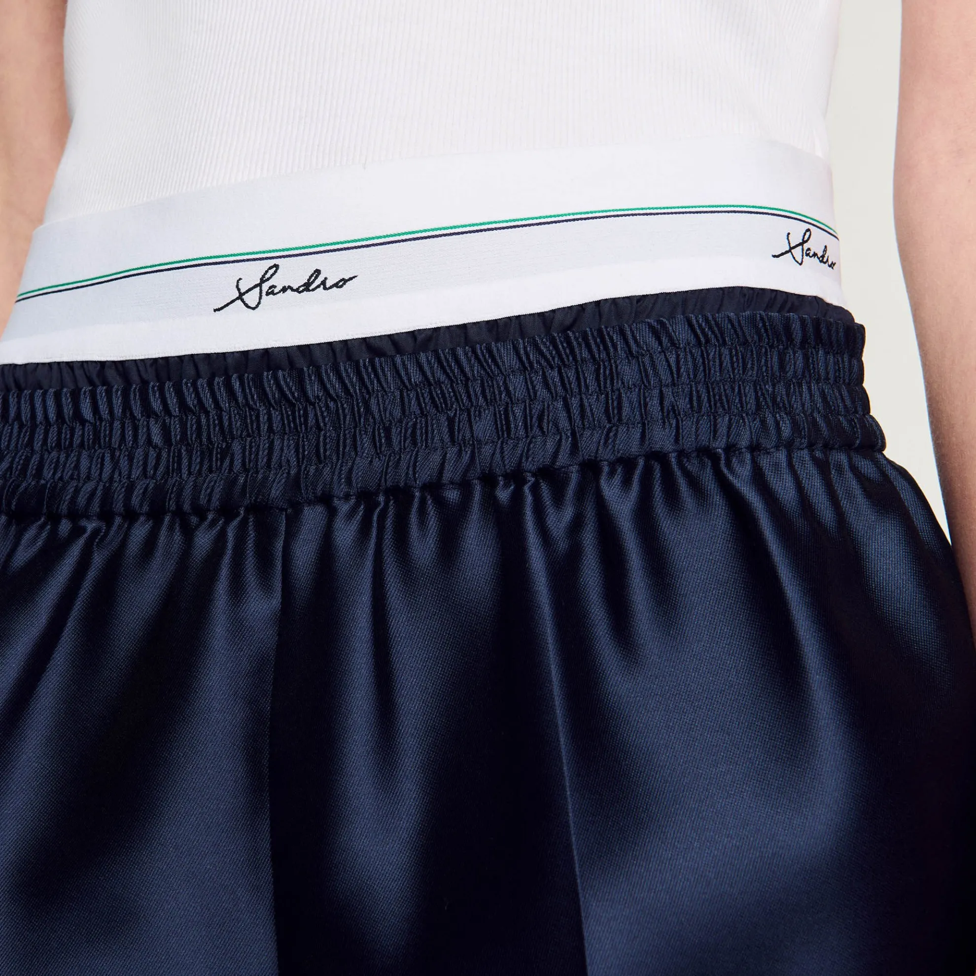 Short 2-in-1 Effect Satijn