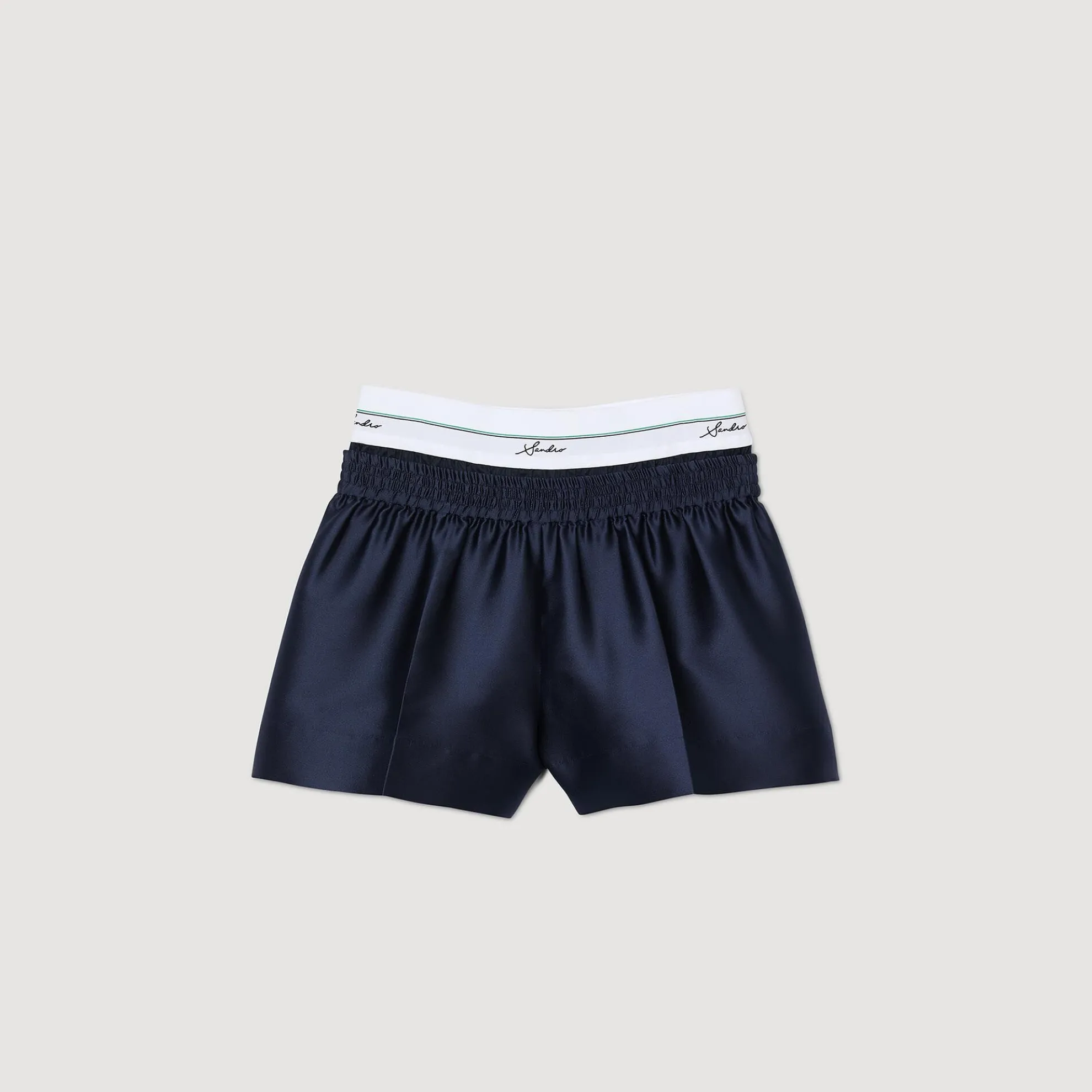 Short 2-in-1 Effect Satijn