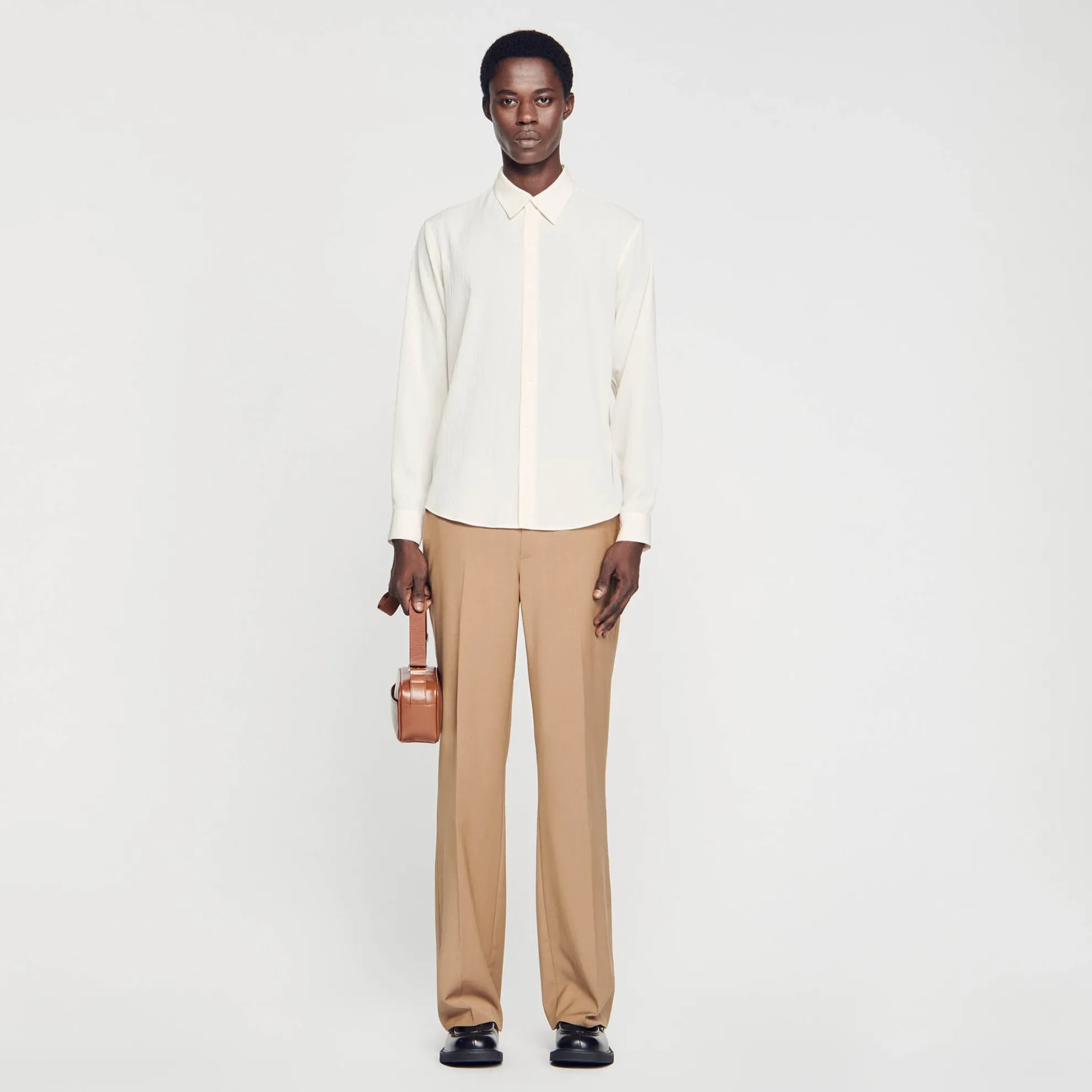 Soepel Geplooid Overhemd