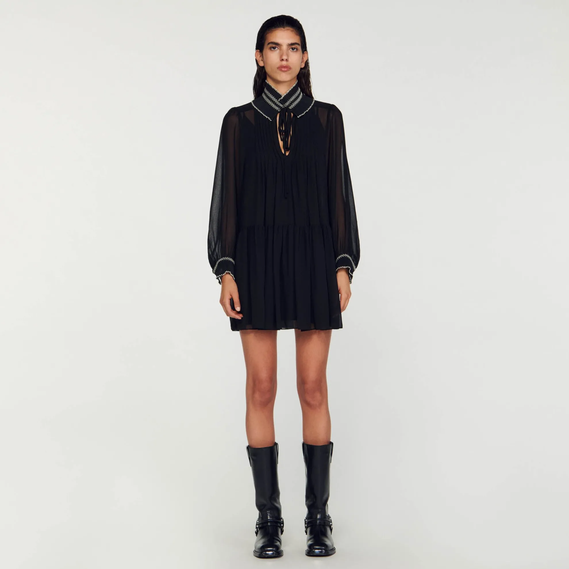 Soepele Chiffon Jurk