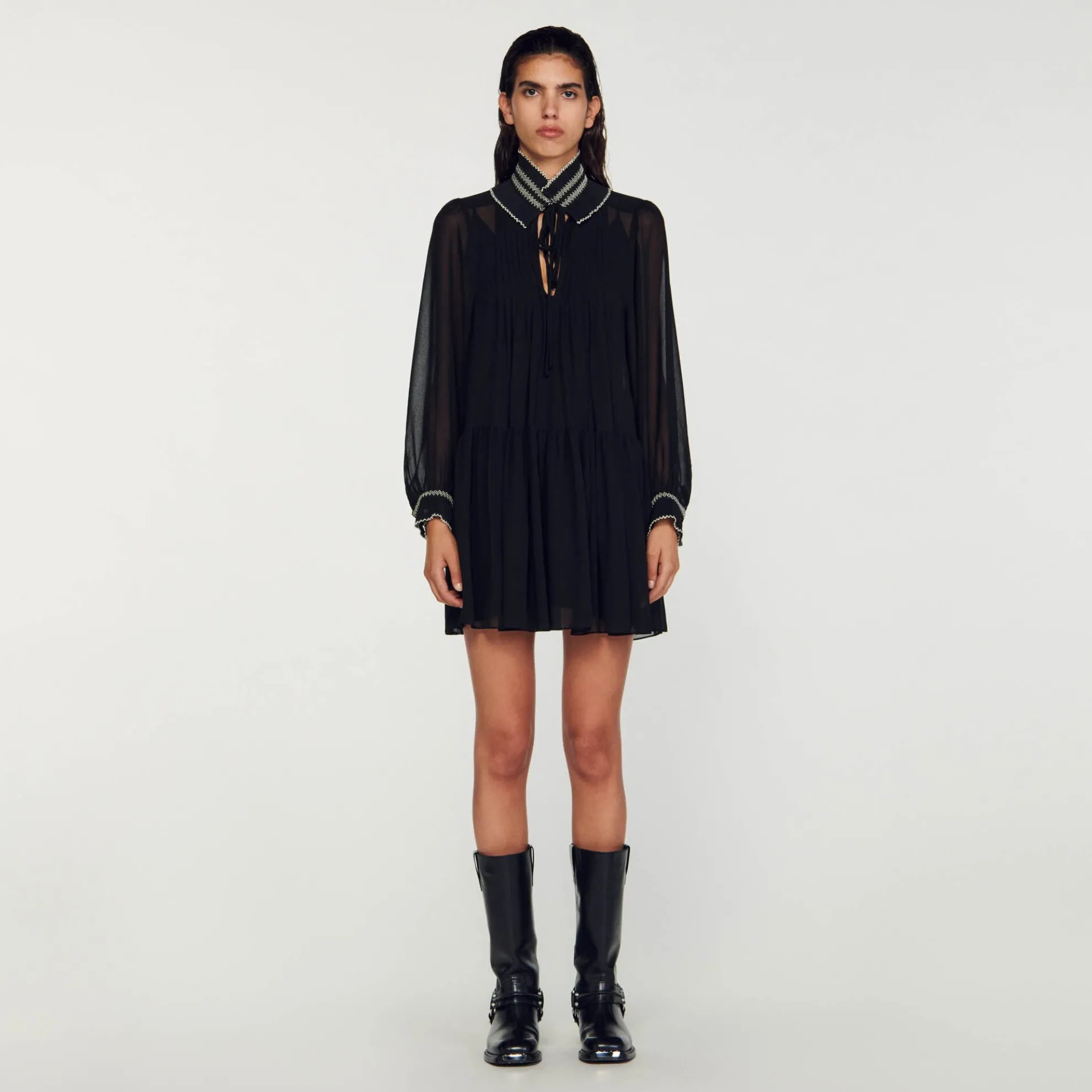 Soepele Chiffon Jurk