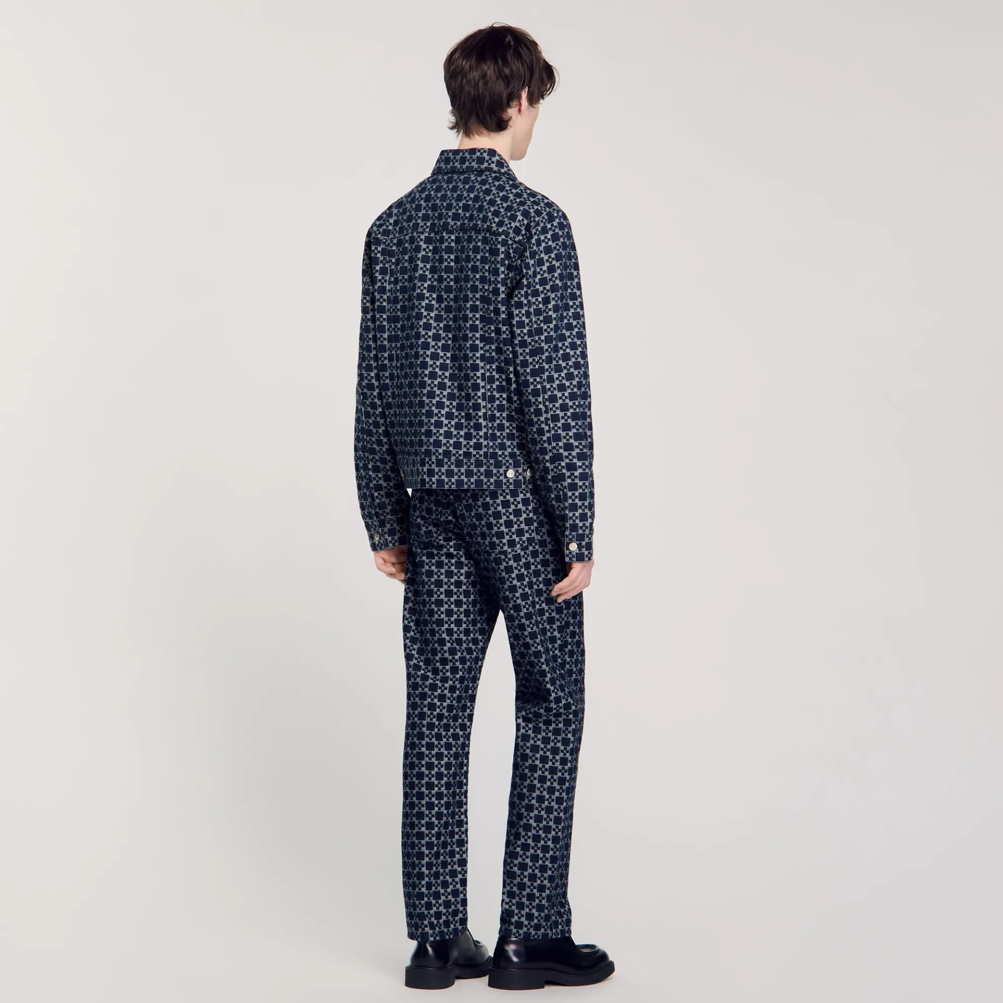 Square Cross Denim Jack