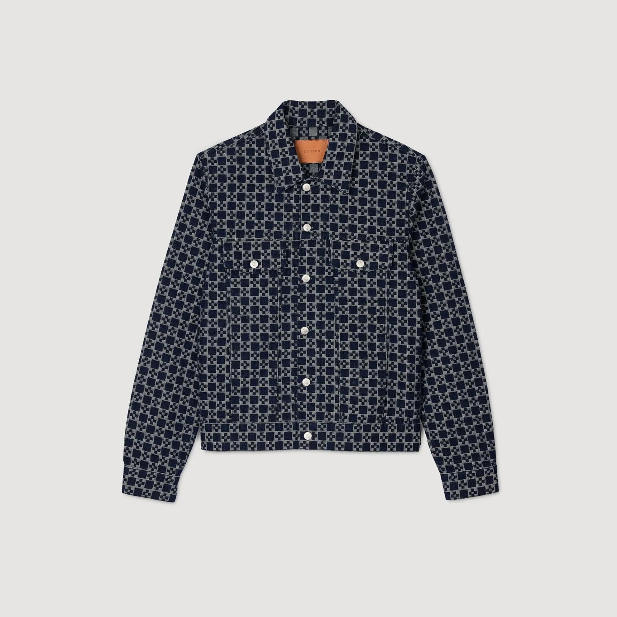 Square Cross Denim Jack