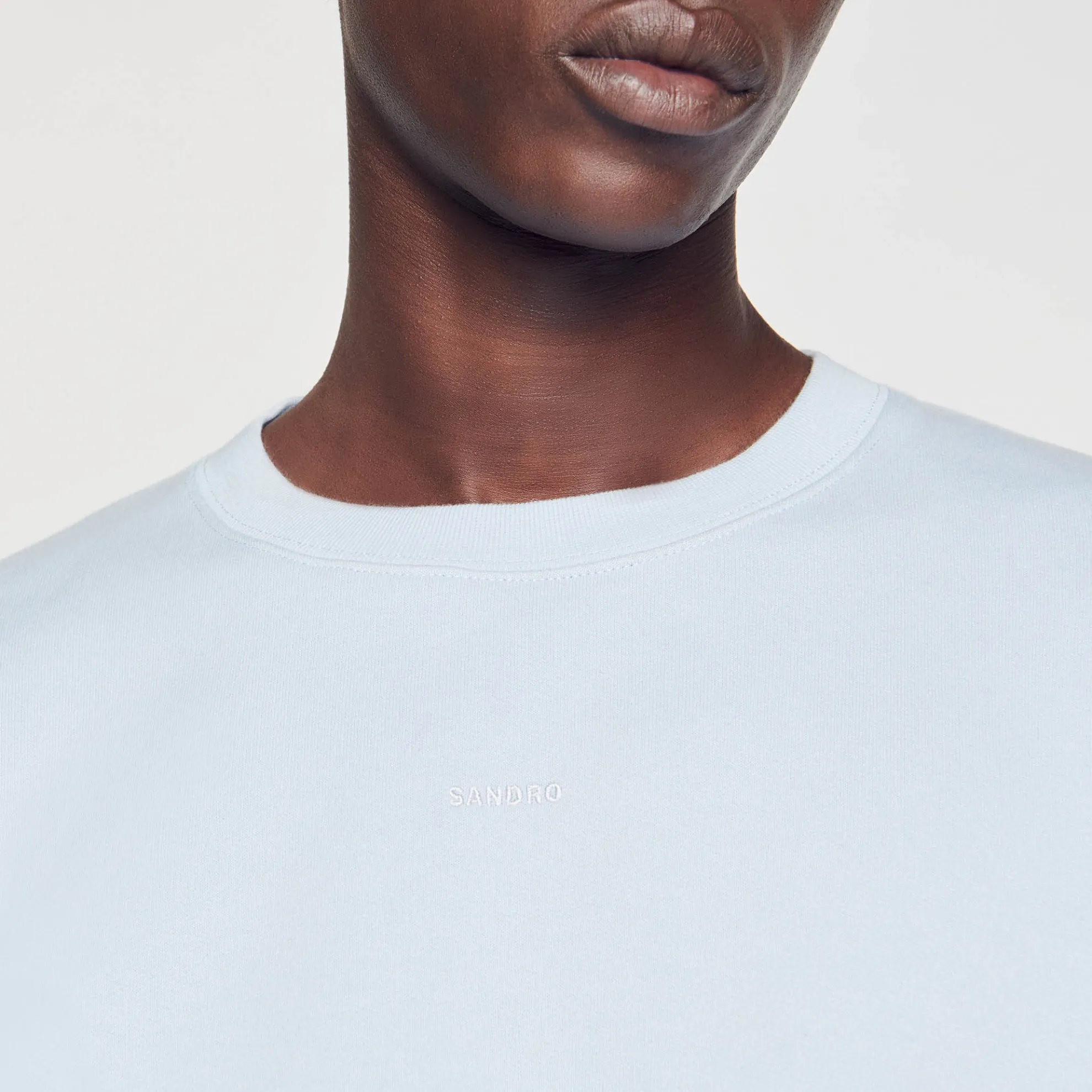 Sweater Van Joggingstof Met Borduursel