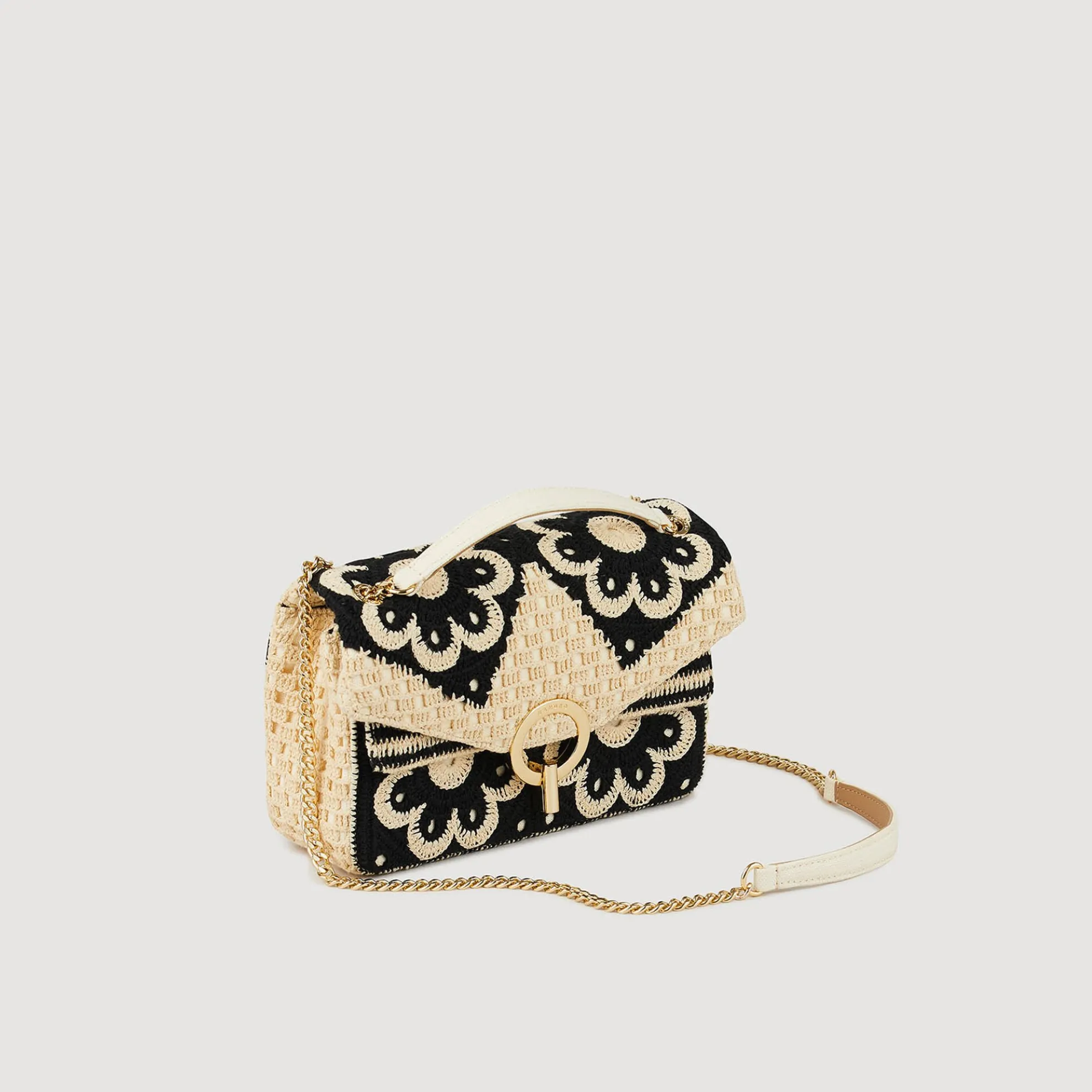 Tas Yza Gehaakt Tweekleurig