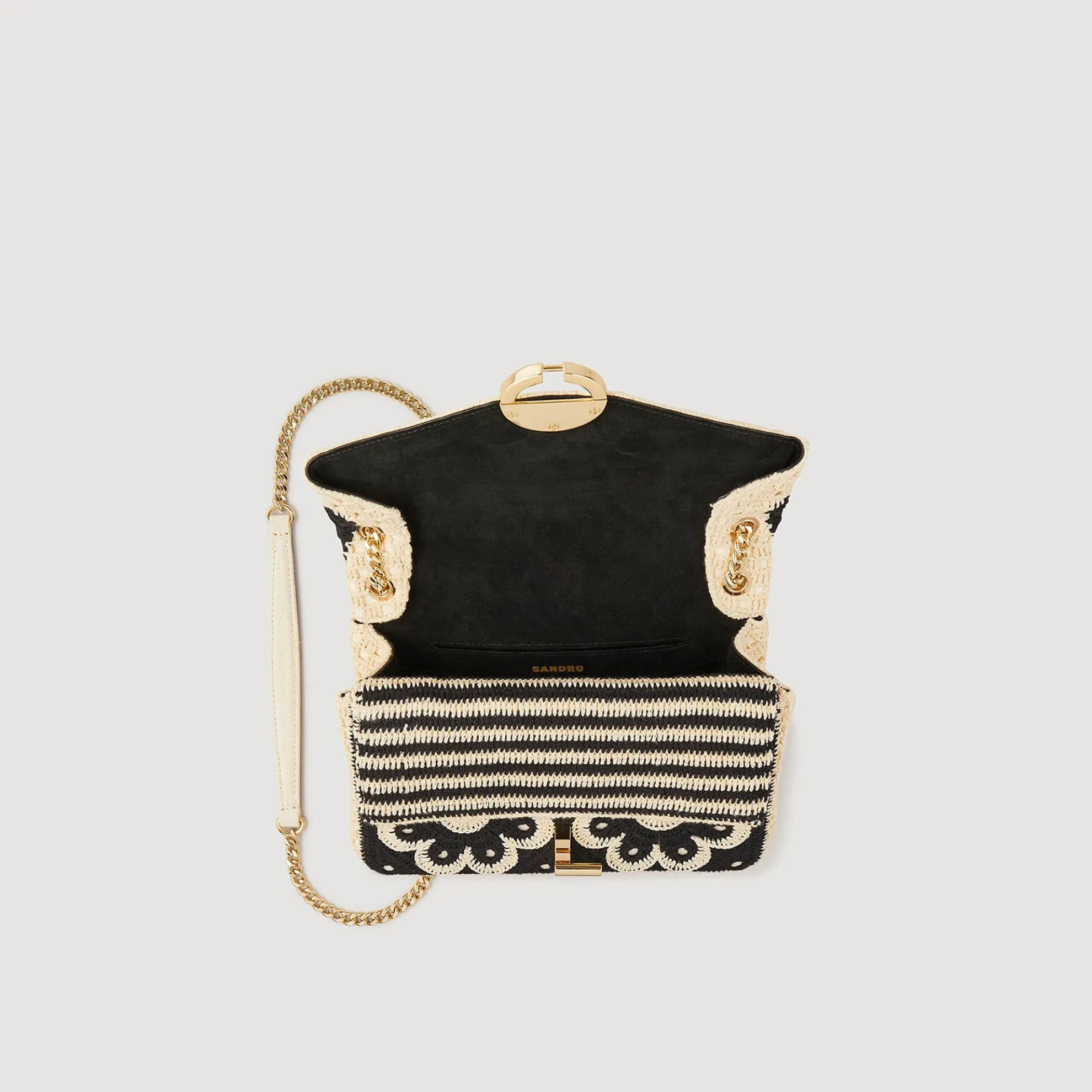 Tas Yza Gehaakt Tweekleurig