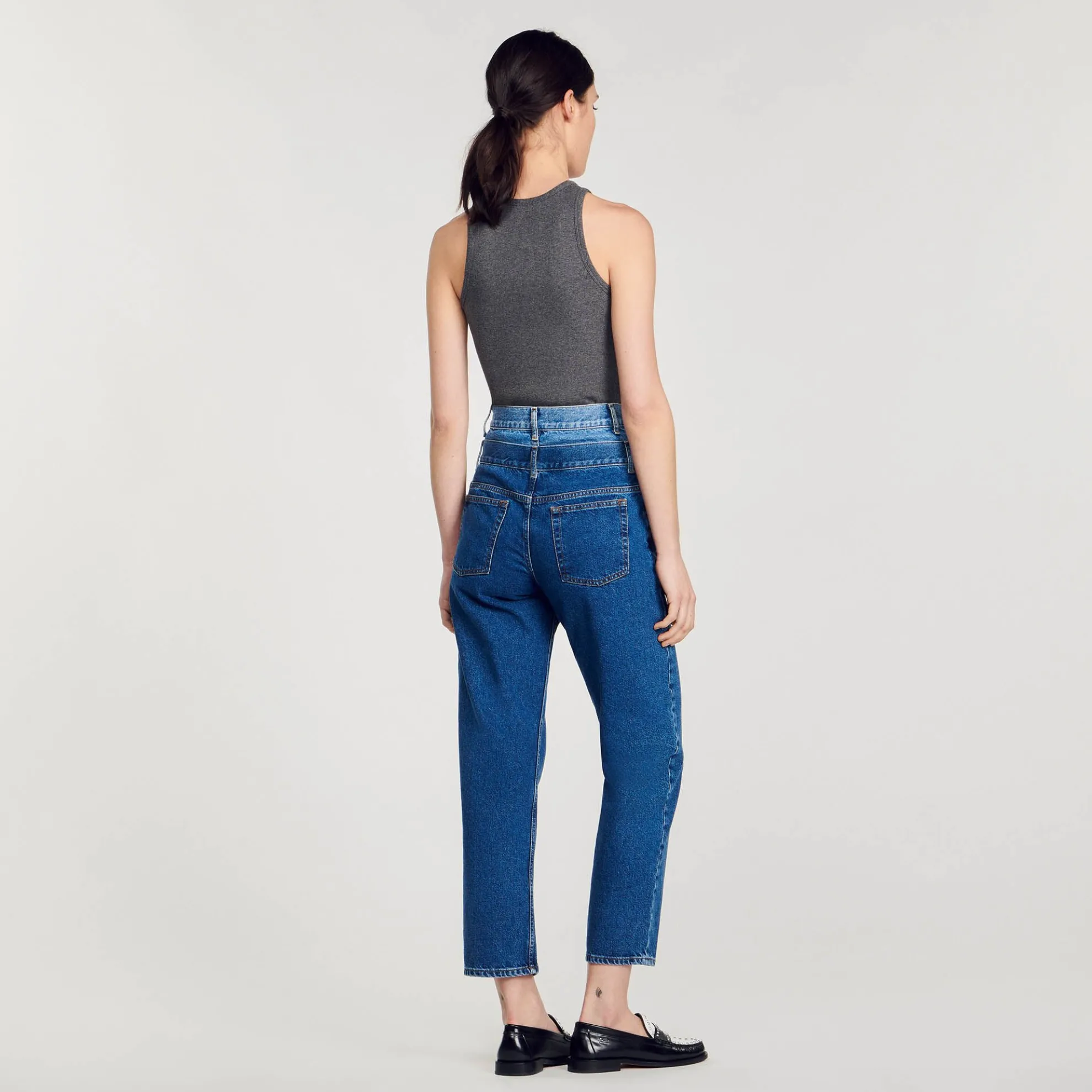 Trompe-l'oeil Jeans In Momjeans Pasvorm