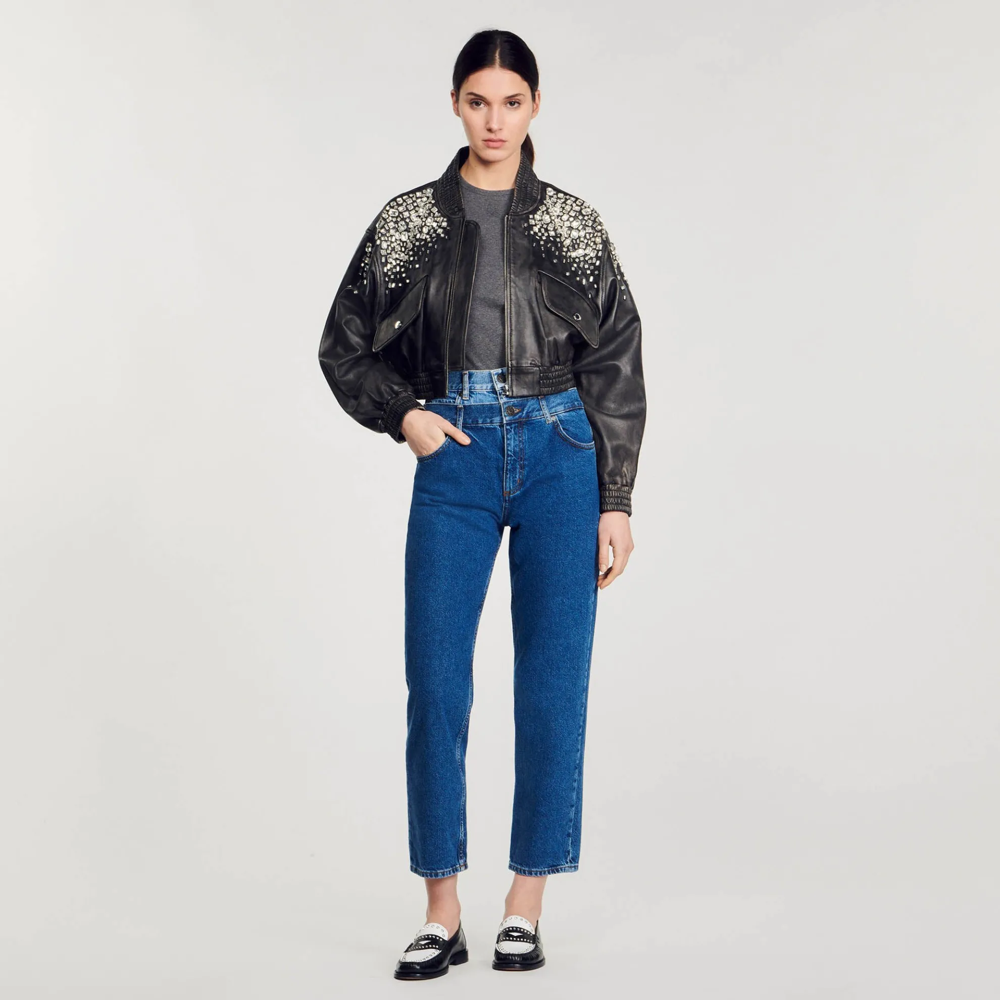 Trompe-l'oeil Jeans In Momjeans Pasvorm