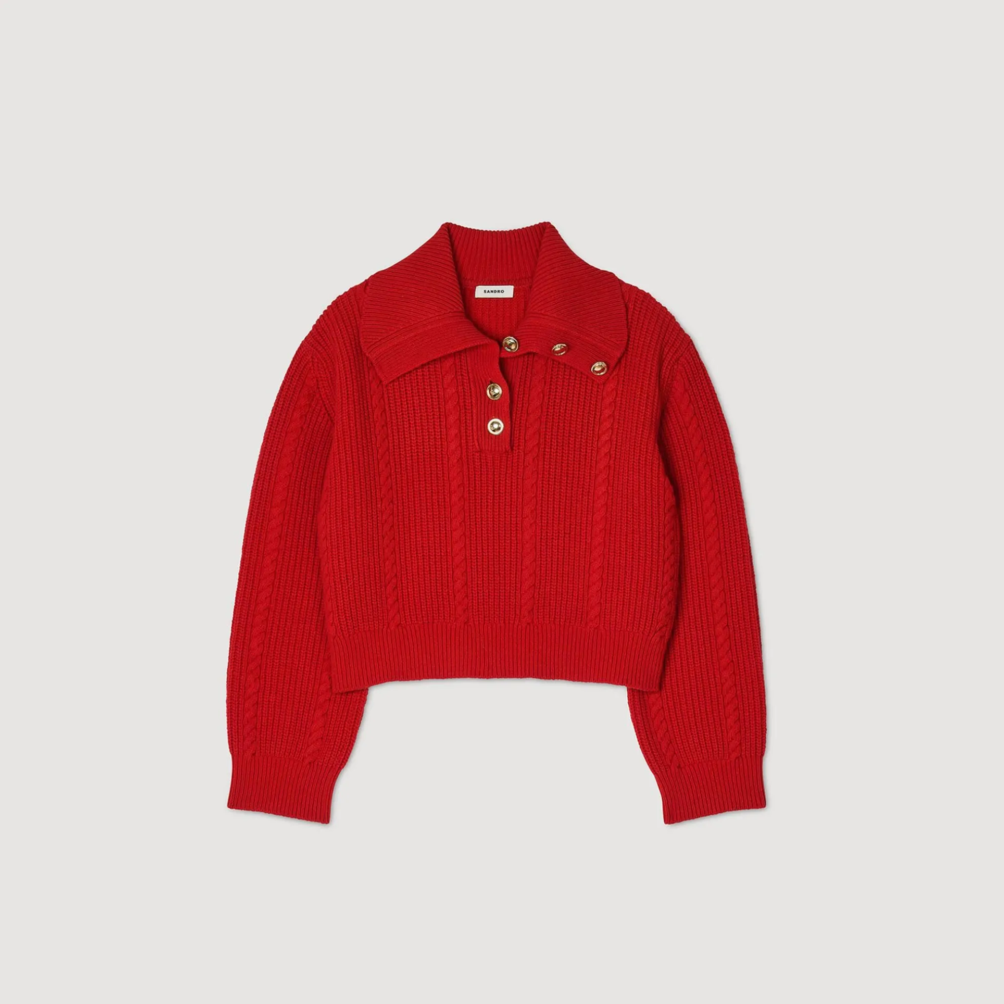 Trui Hals Met Knoopsluiting