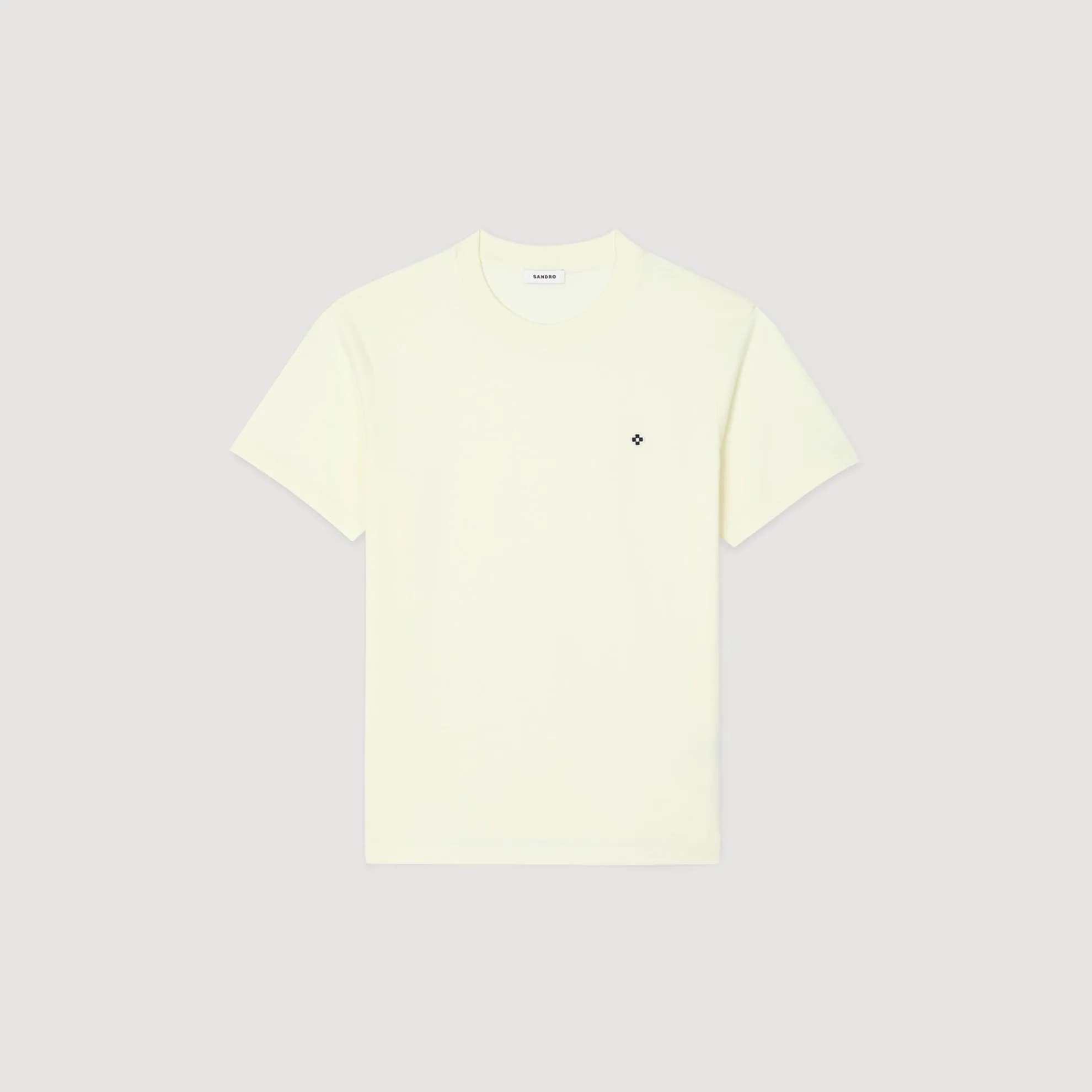 T-shirt Met Square Cross-patch