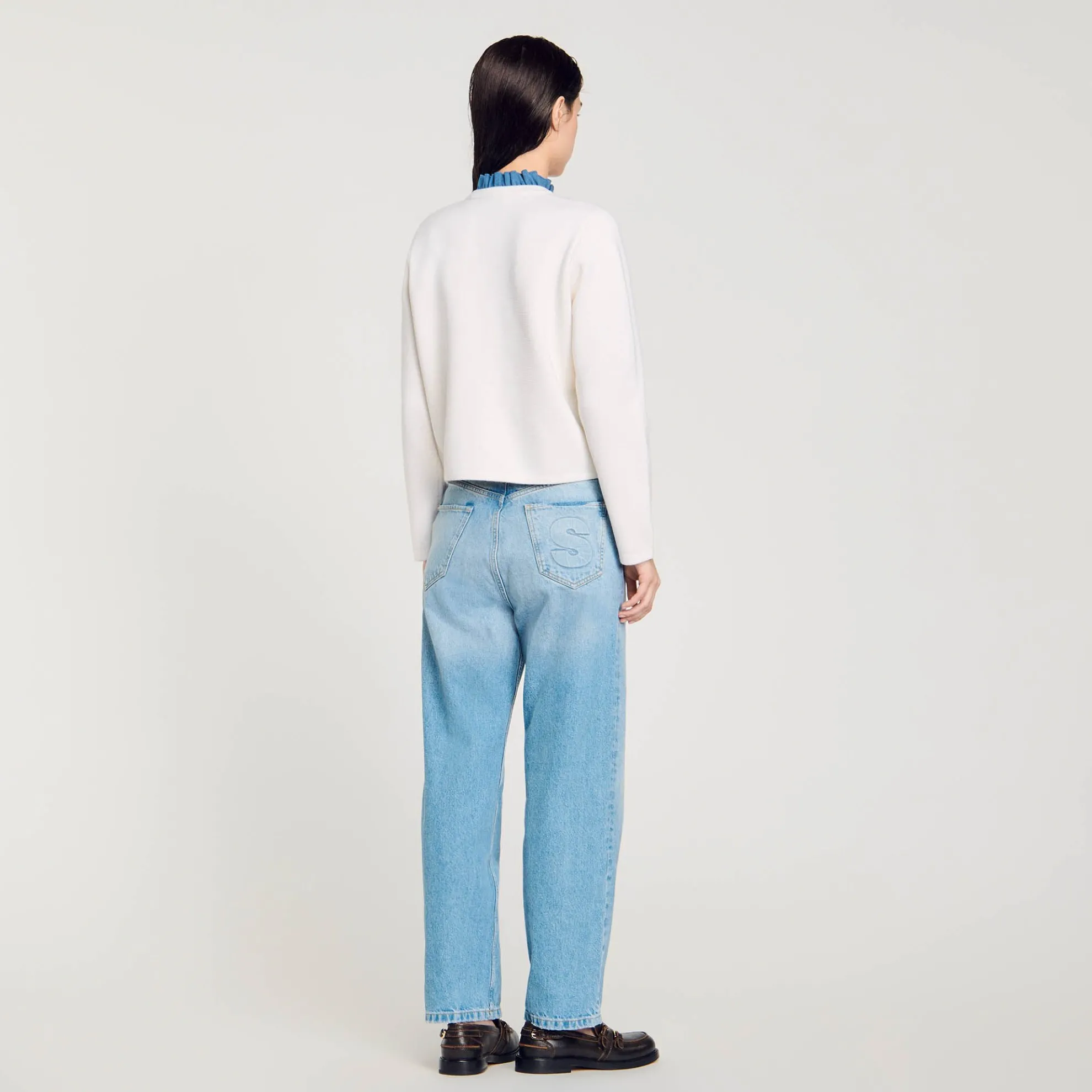 Vest Met Opstaande Kraag