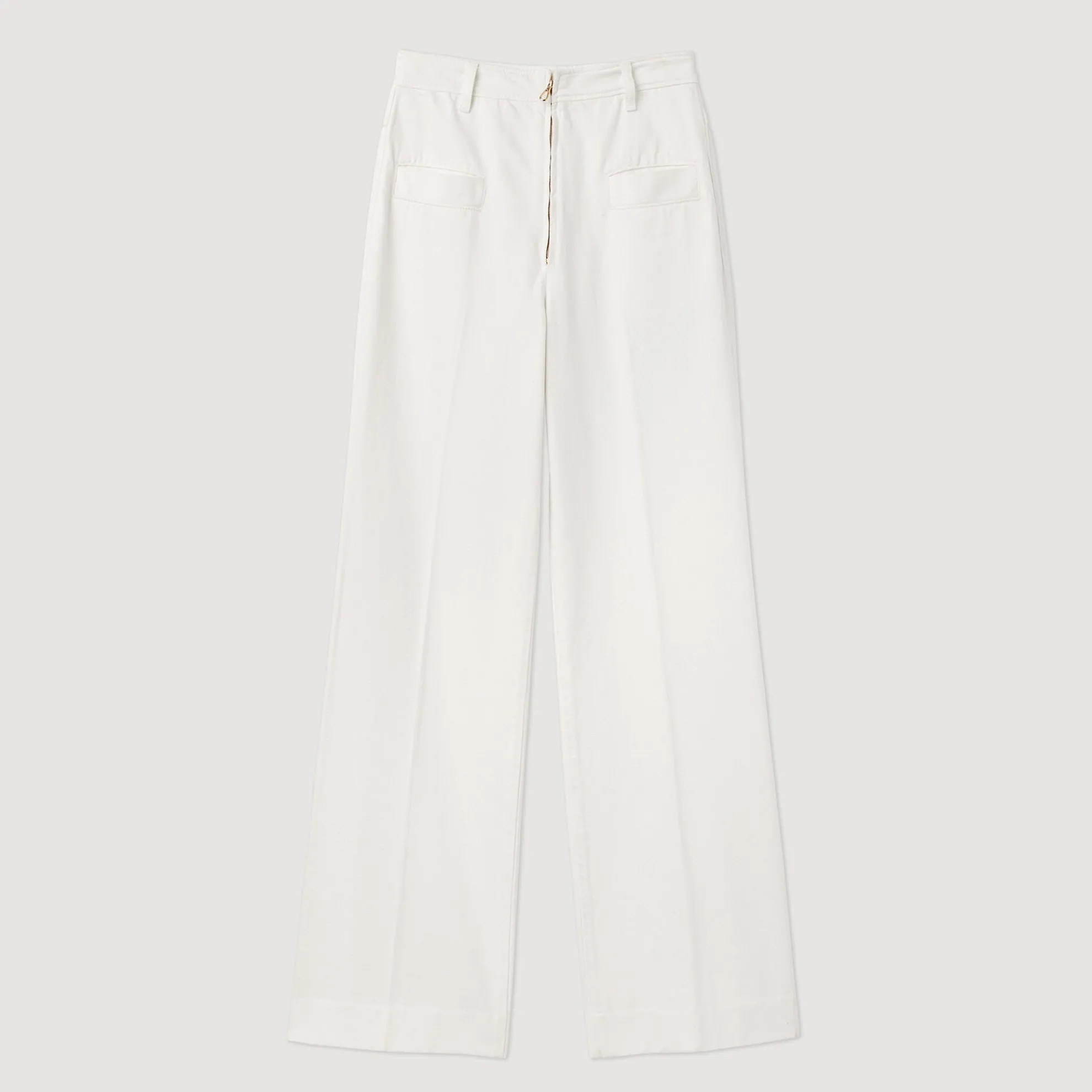 Wijde Canvas Pantalon