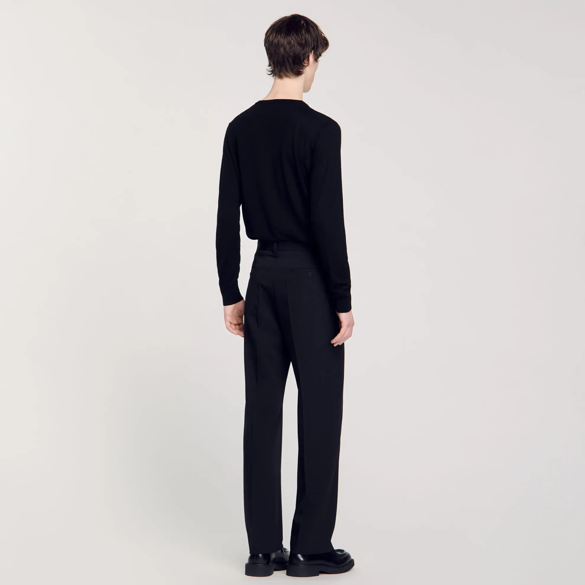 Wijdvallende Broek Van Wol