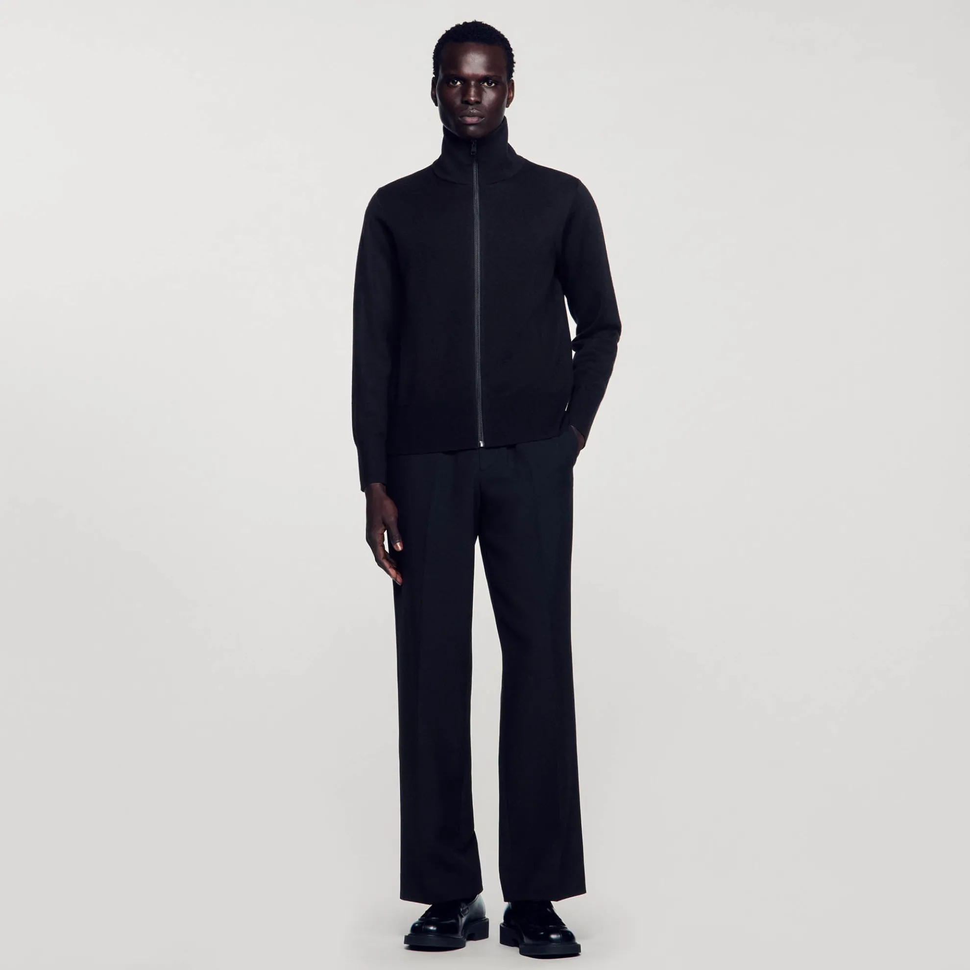 Wollen Vest Met Rits