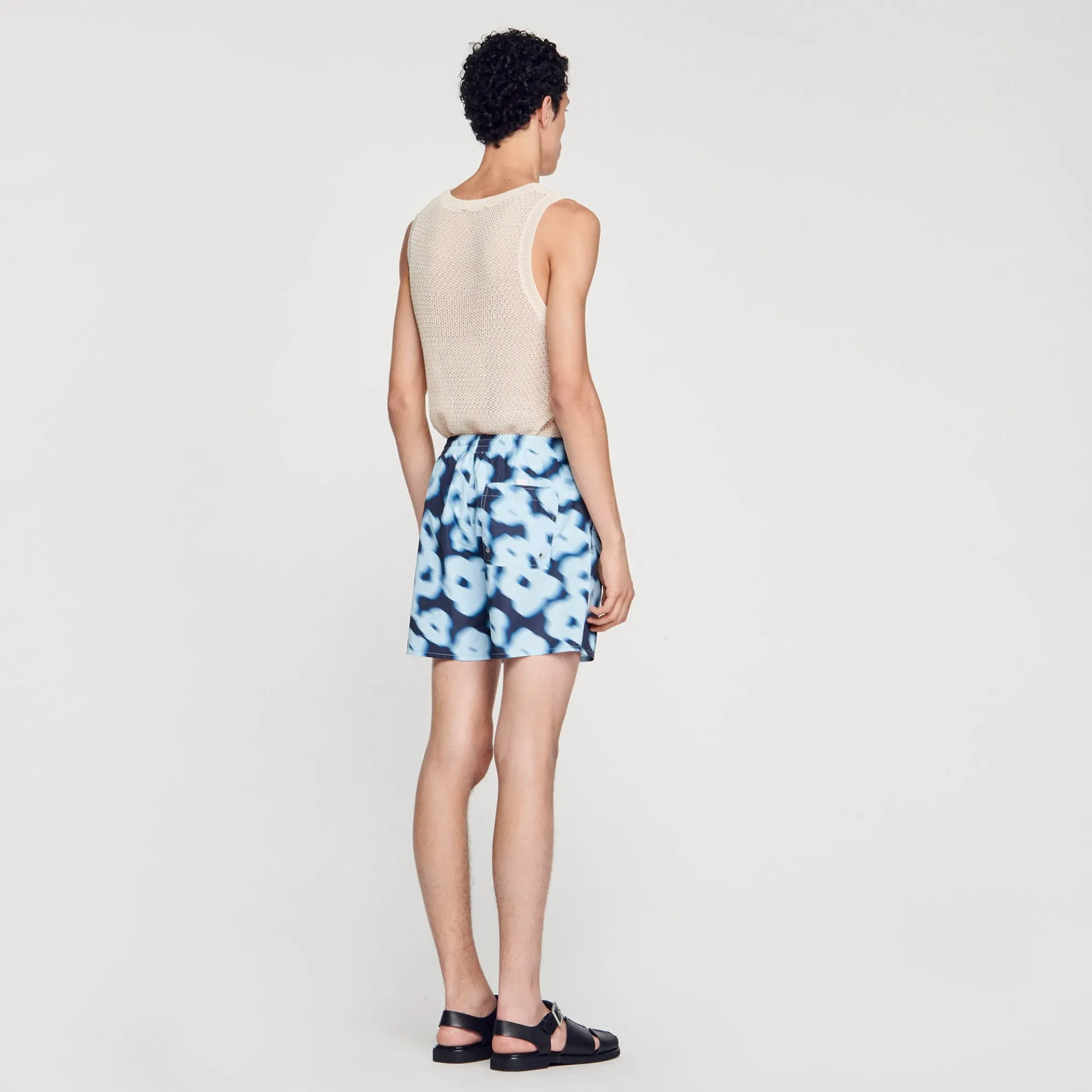 Zwembroek Met Bloemenprint